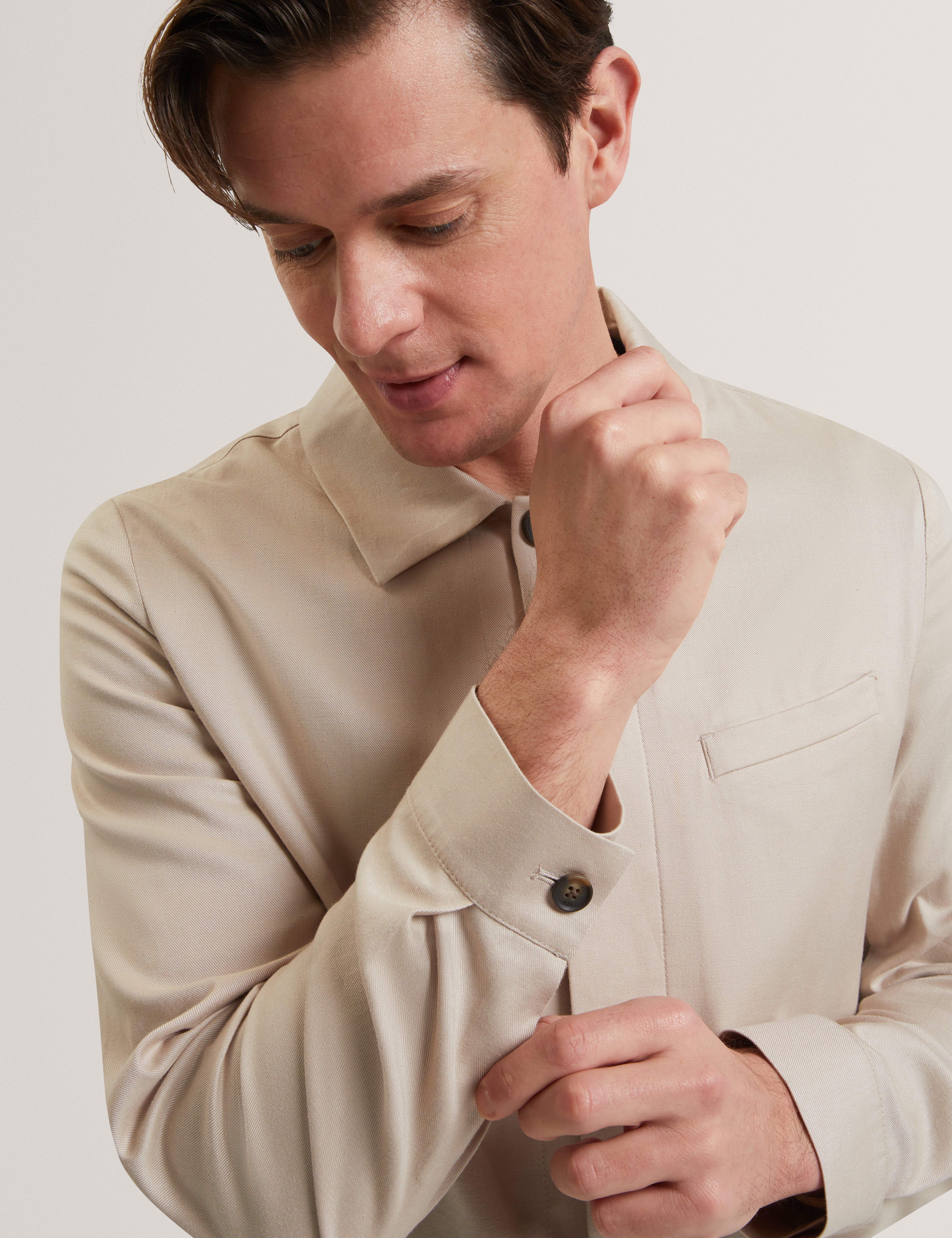 Rubinoj Cotton Tencel Smart Harrington Taupe