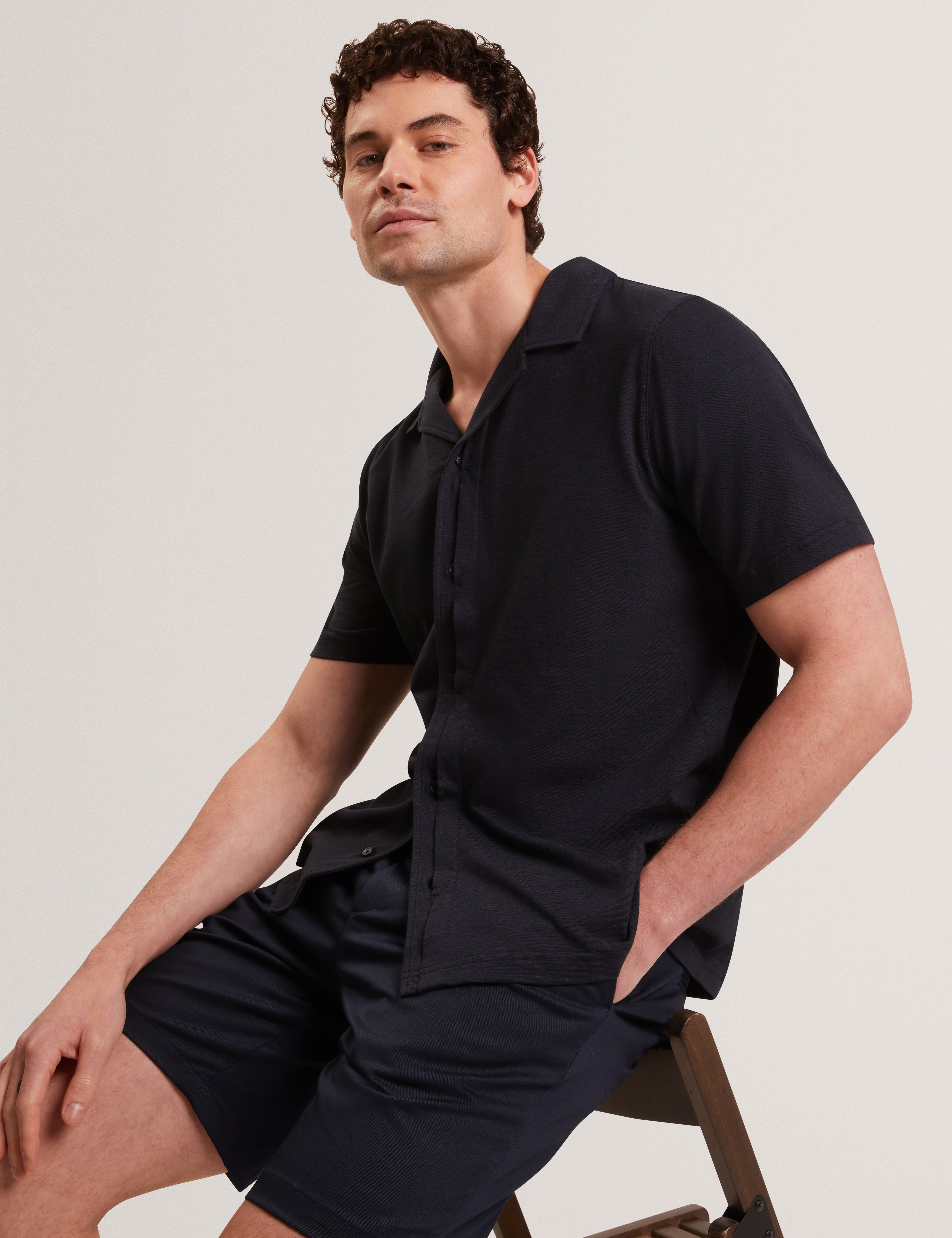 Loweton Slim Stretch Chino Navy