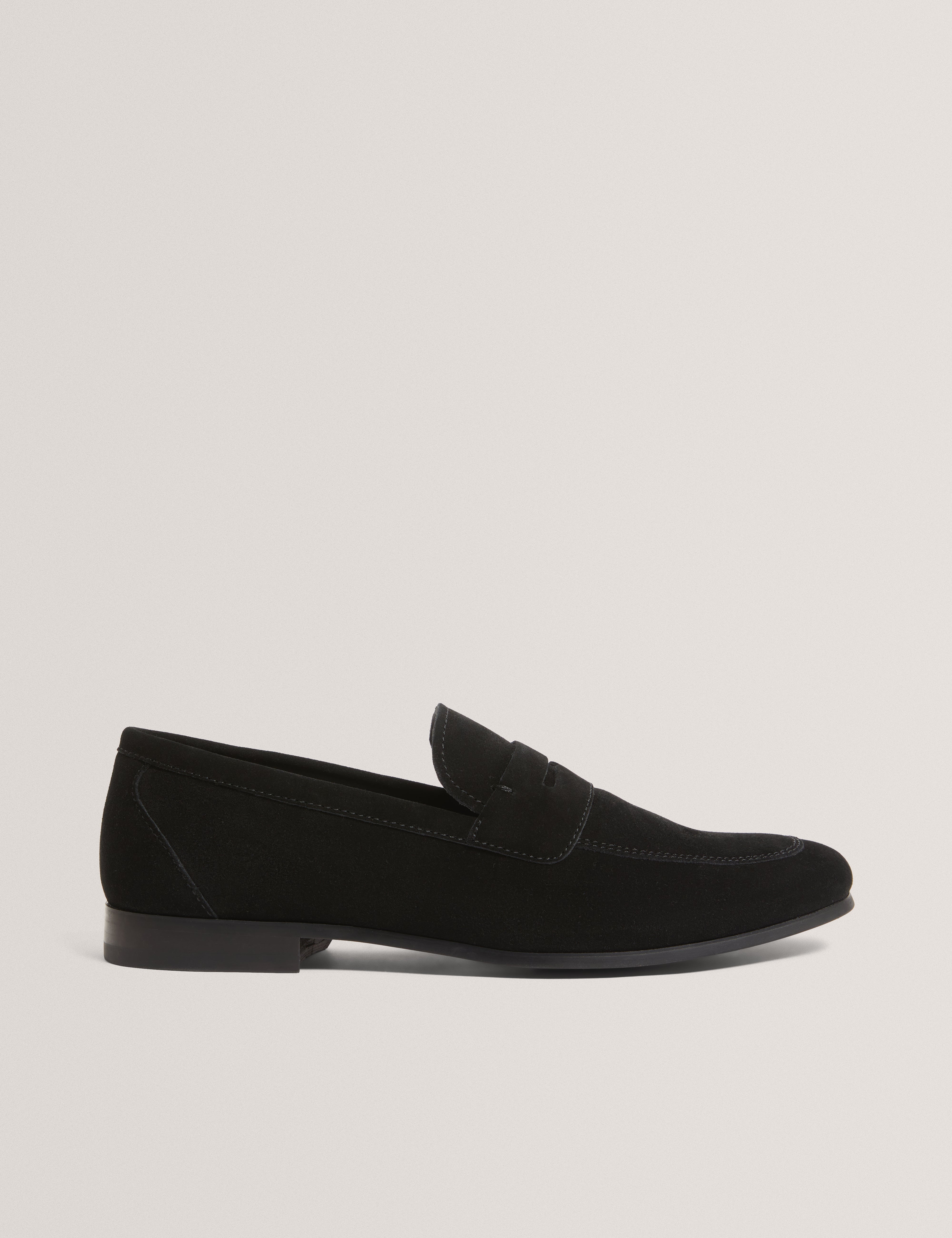 Leivy Suede Loafer Black