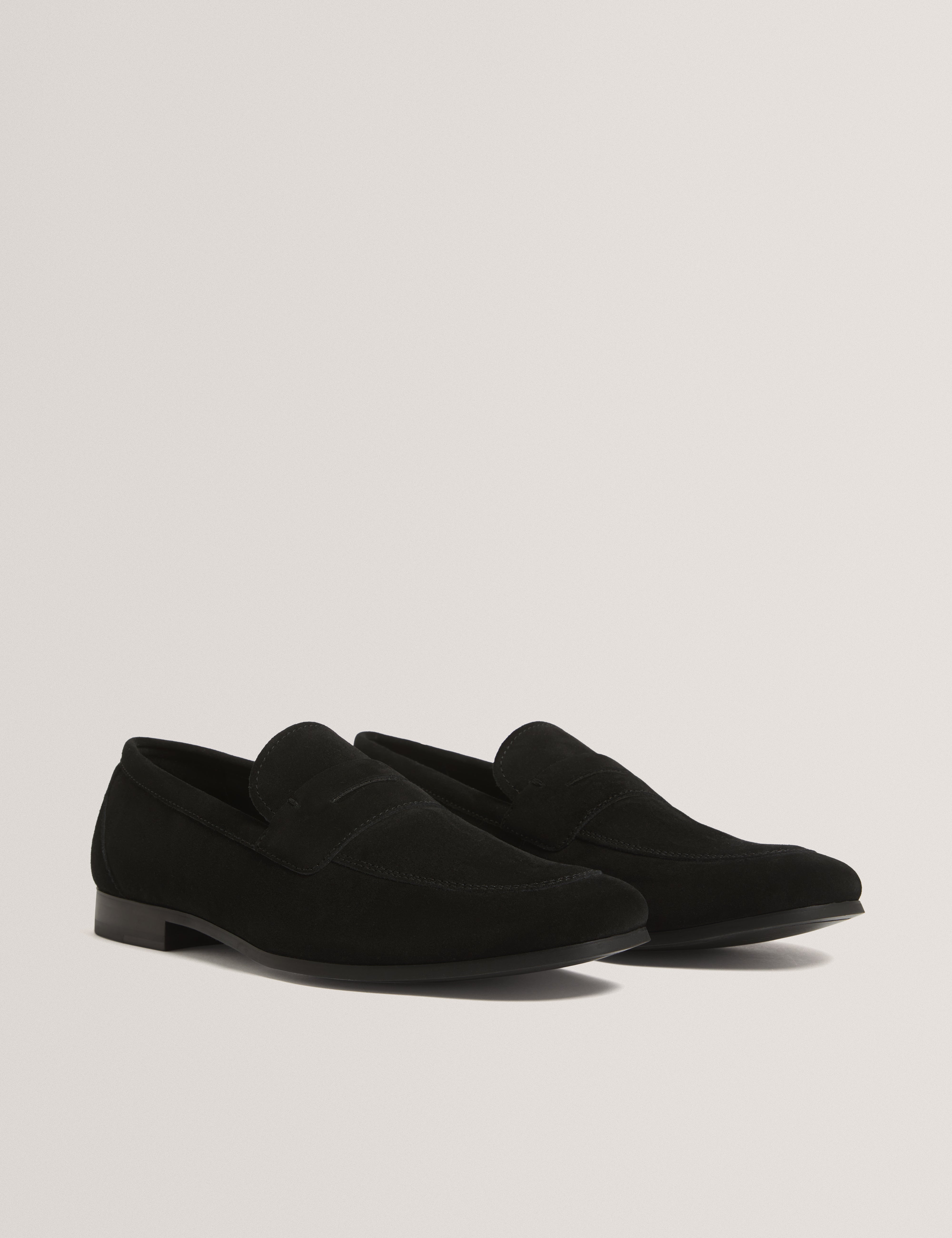 Leivy Suede Loafer Black