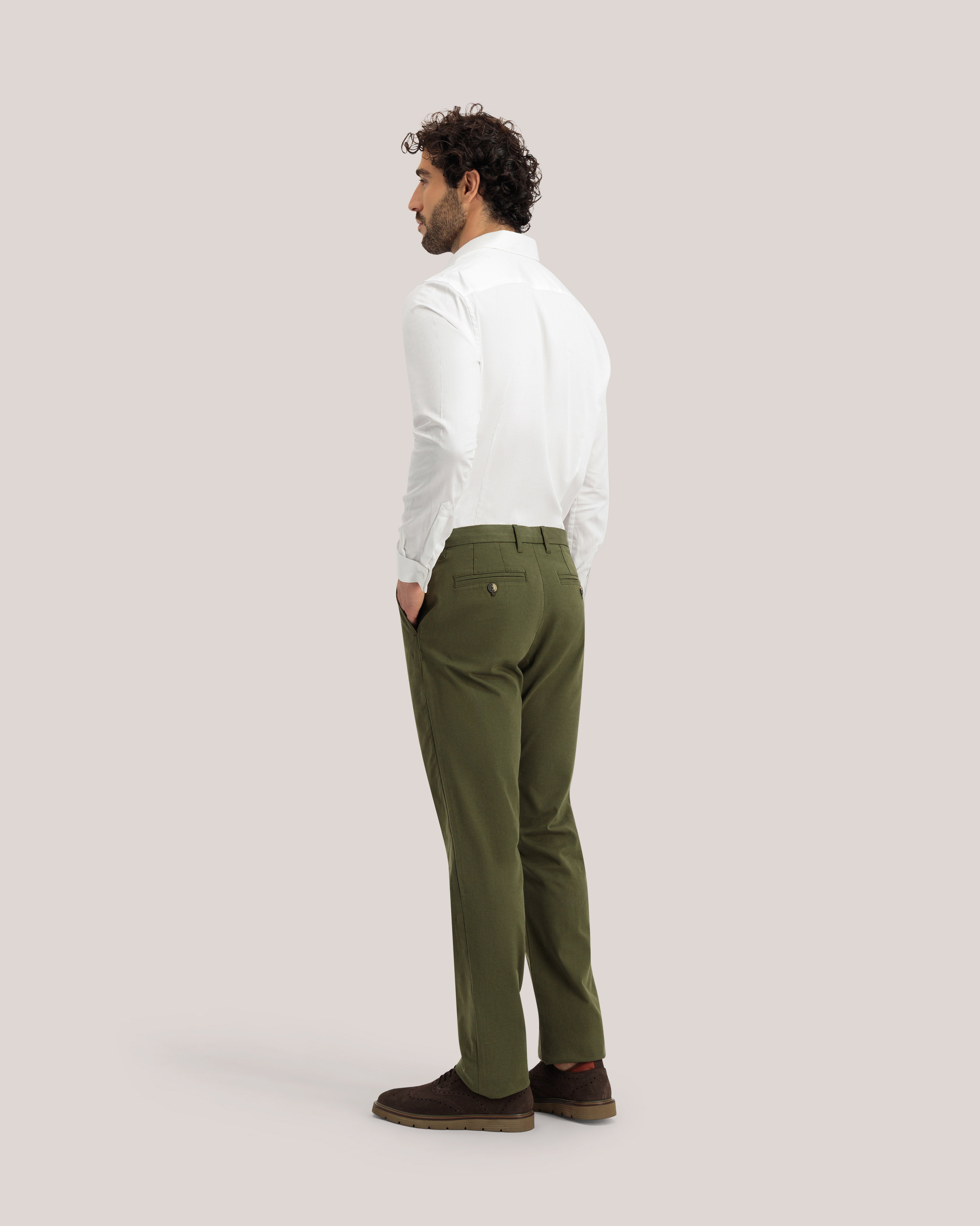 Tb260S Core Stretch White Double Cuff Shirt White