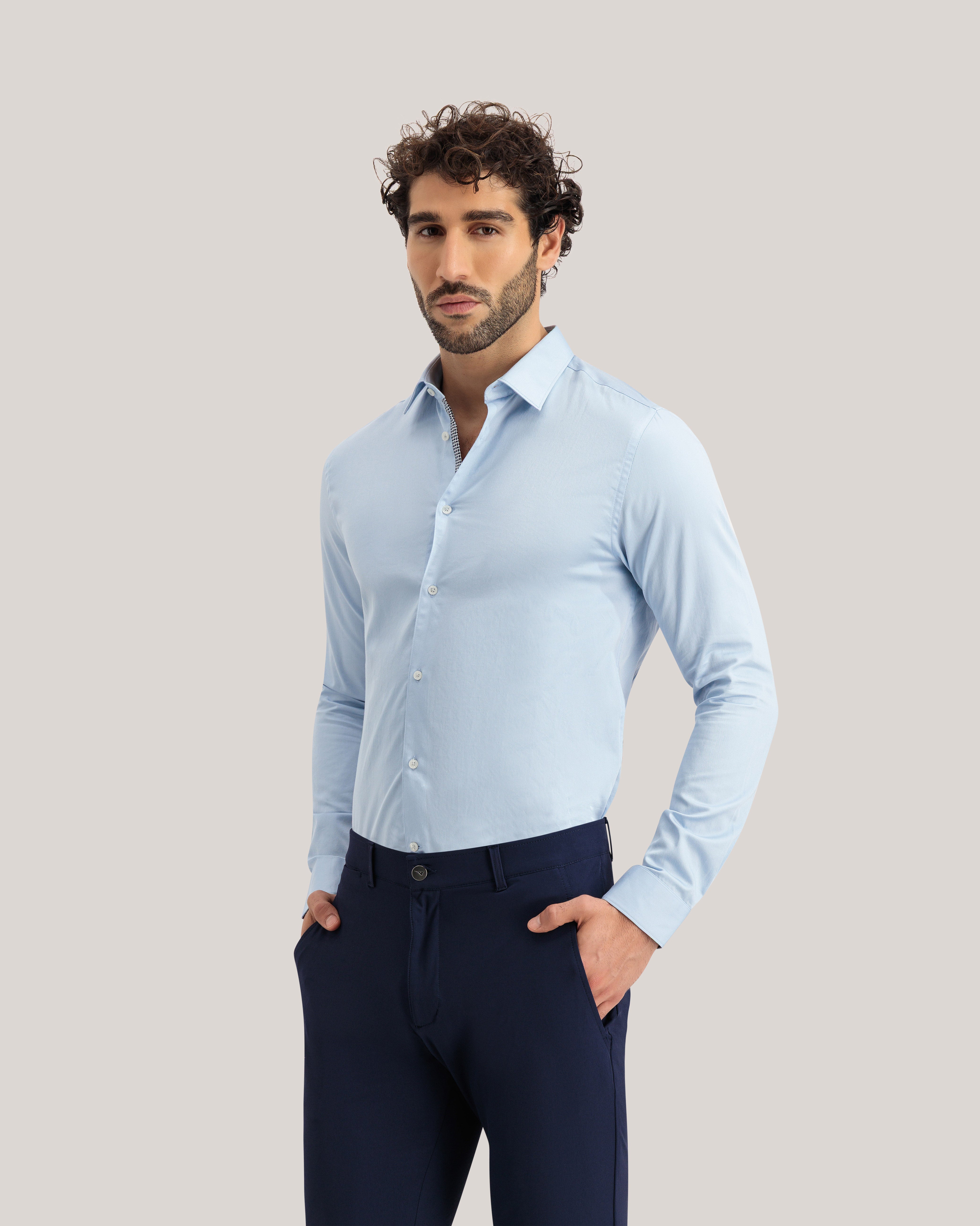 Tb178S Core Ice Blue Shirt Blue