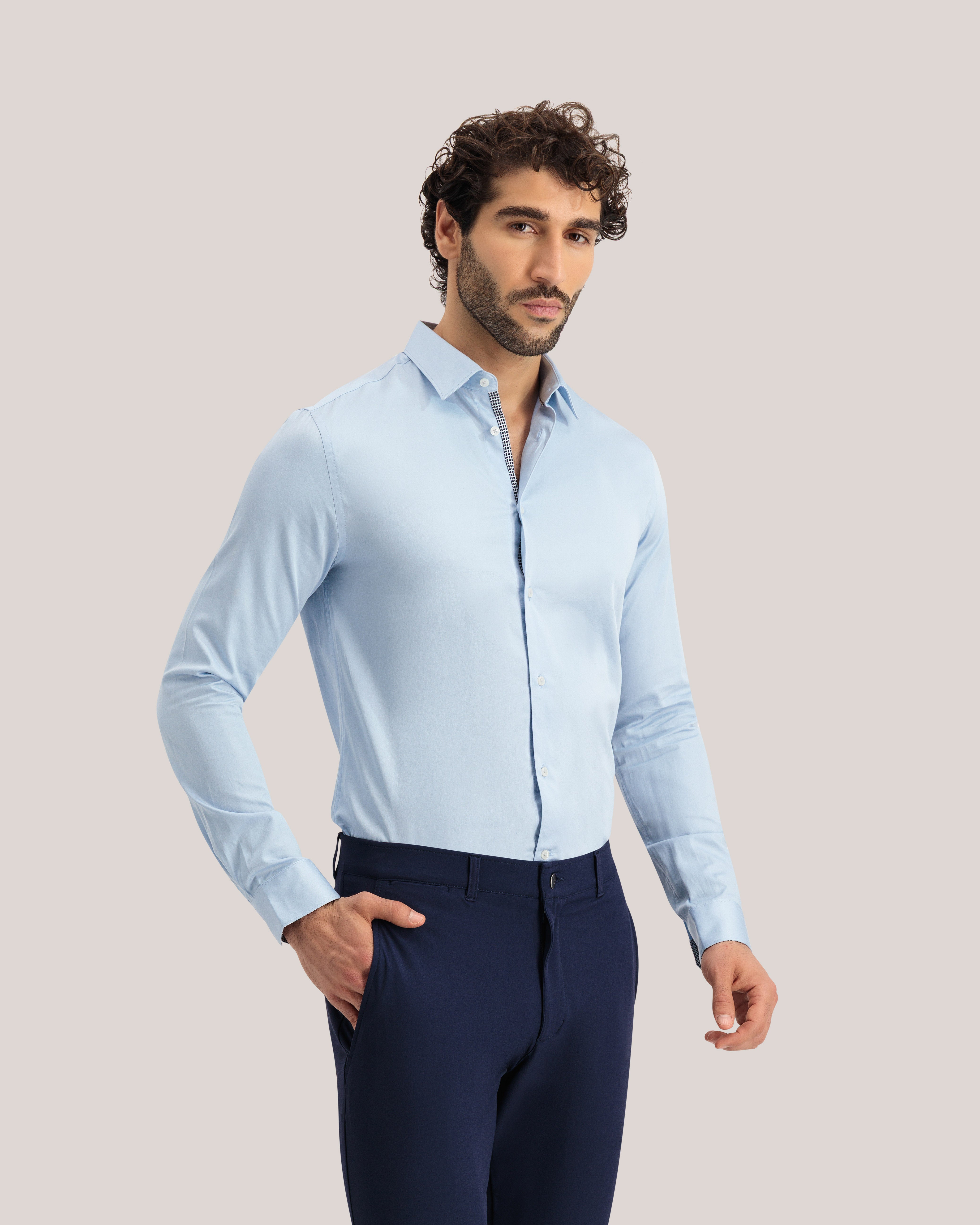 Tb178S Core Ice Blue Shirt Blue