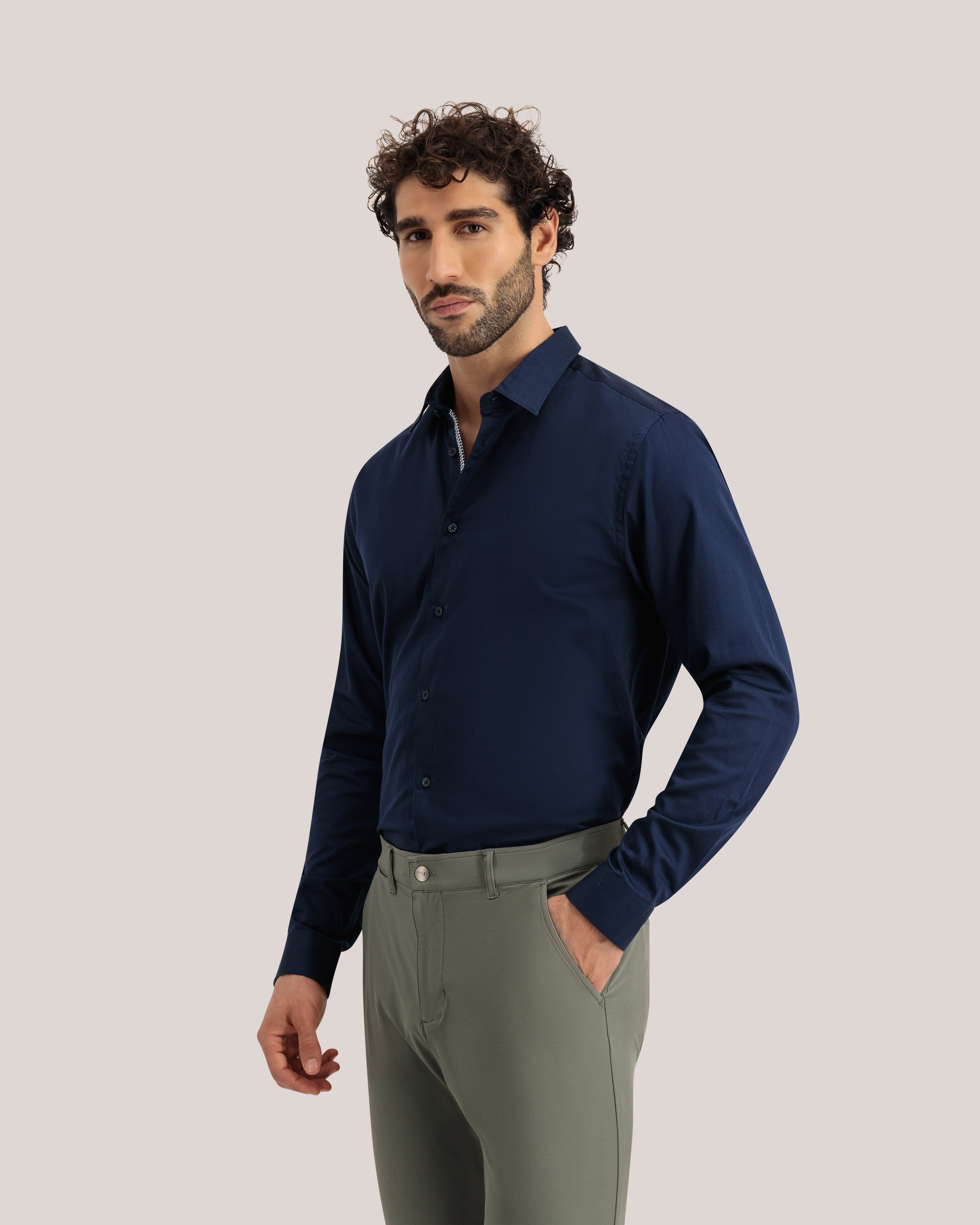Tb179S Core Steel Navy Shirt Navy