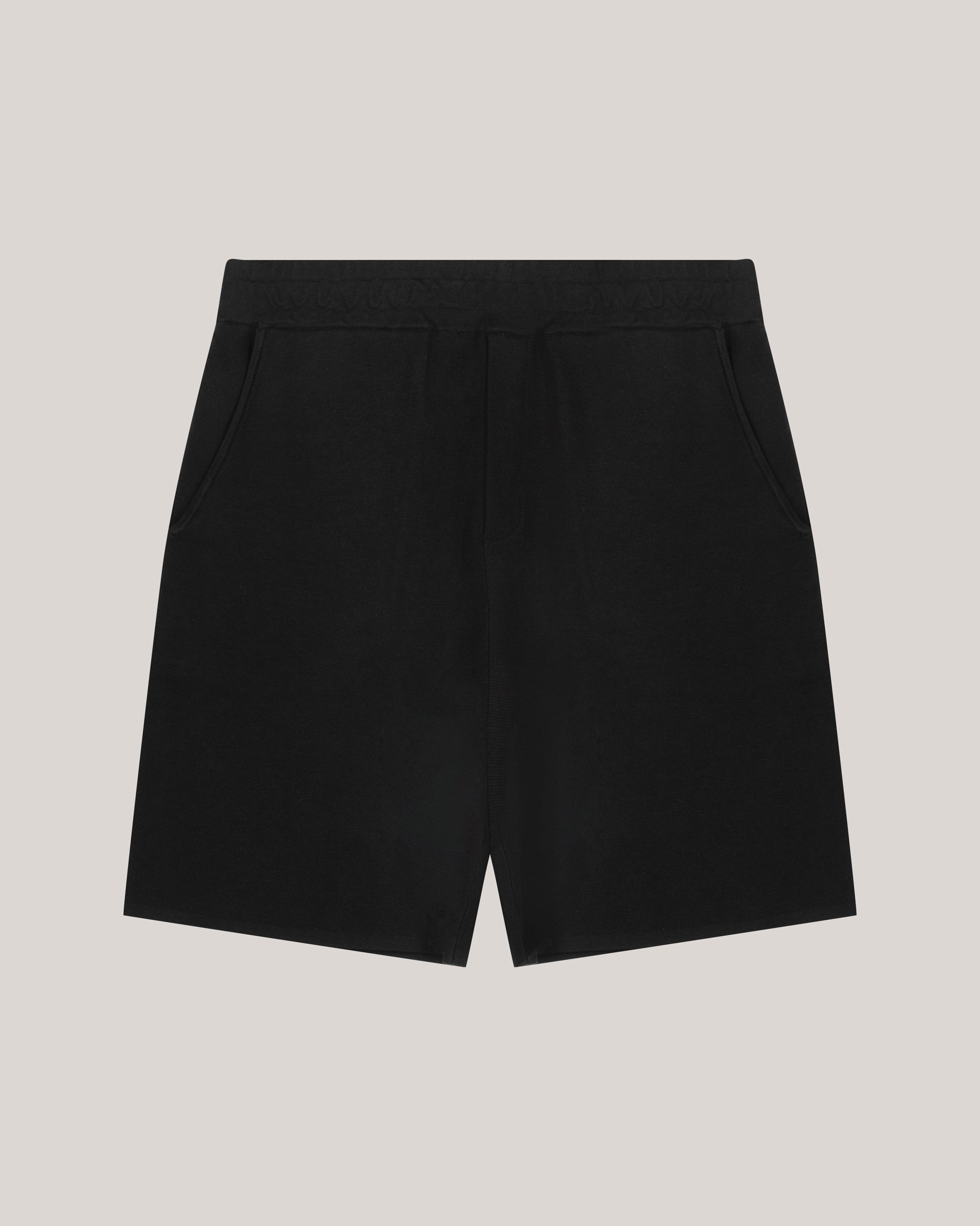 Douglot Relaxed Knitted Shorts Black