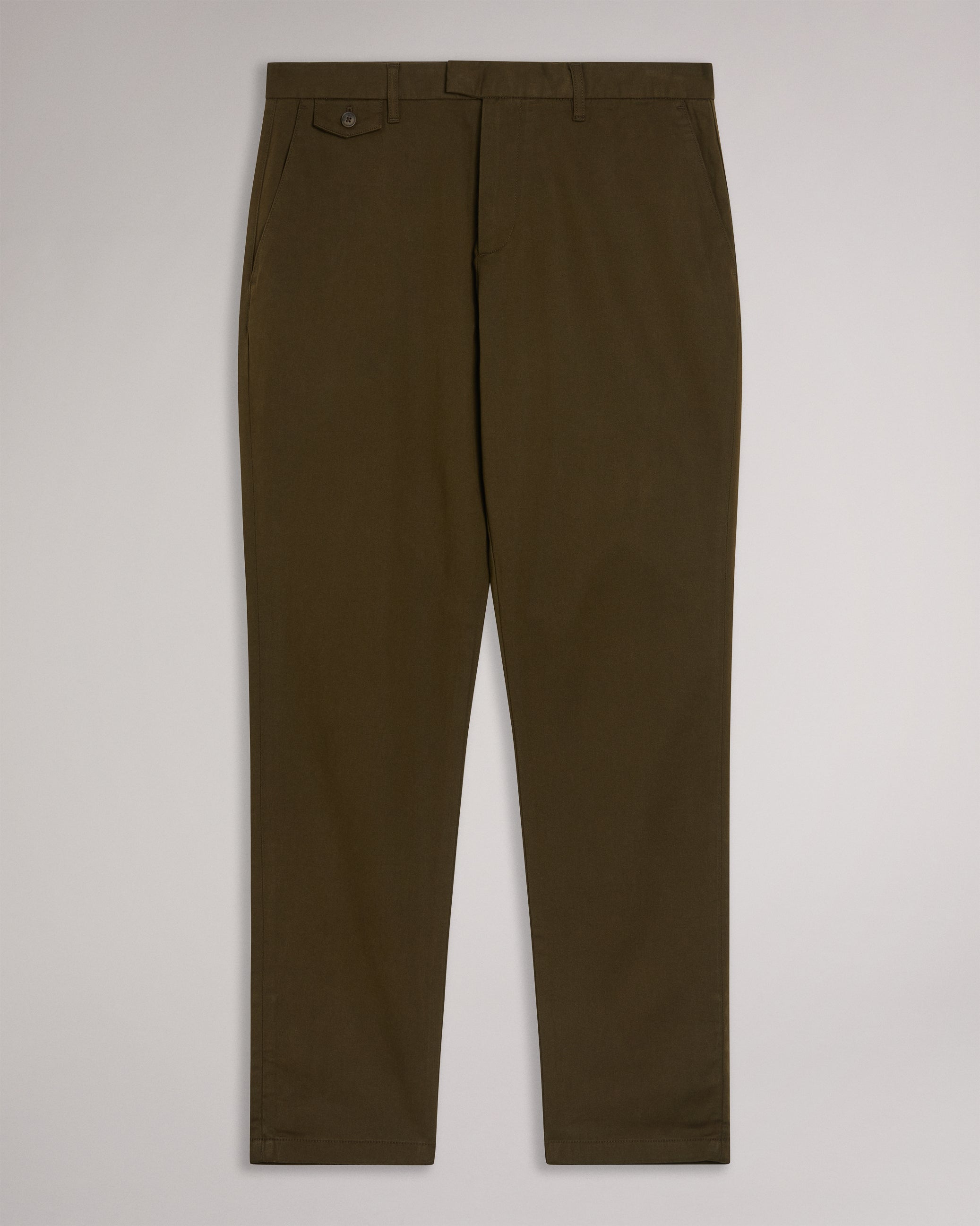 Haydae Slim Fit Textured Chino Trouser Khaki