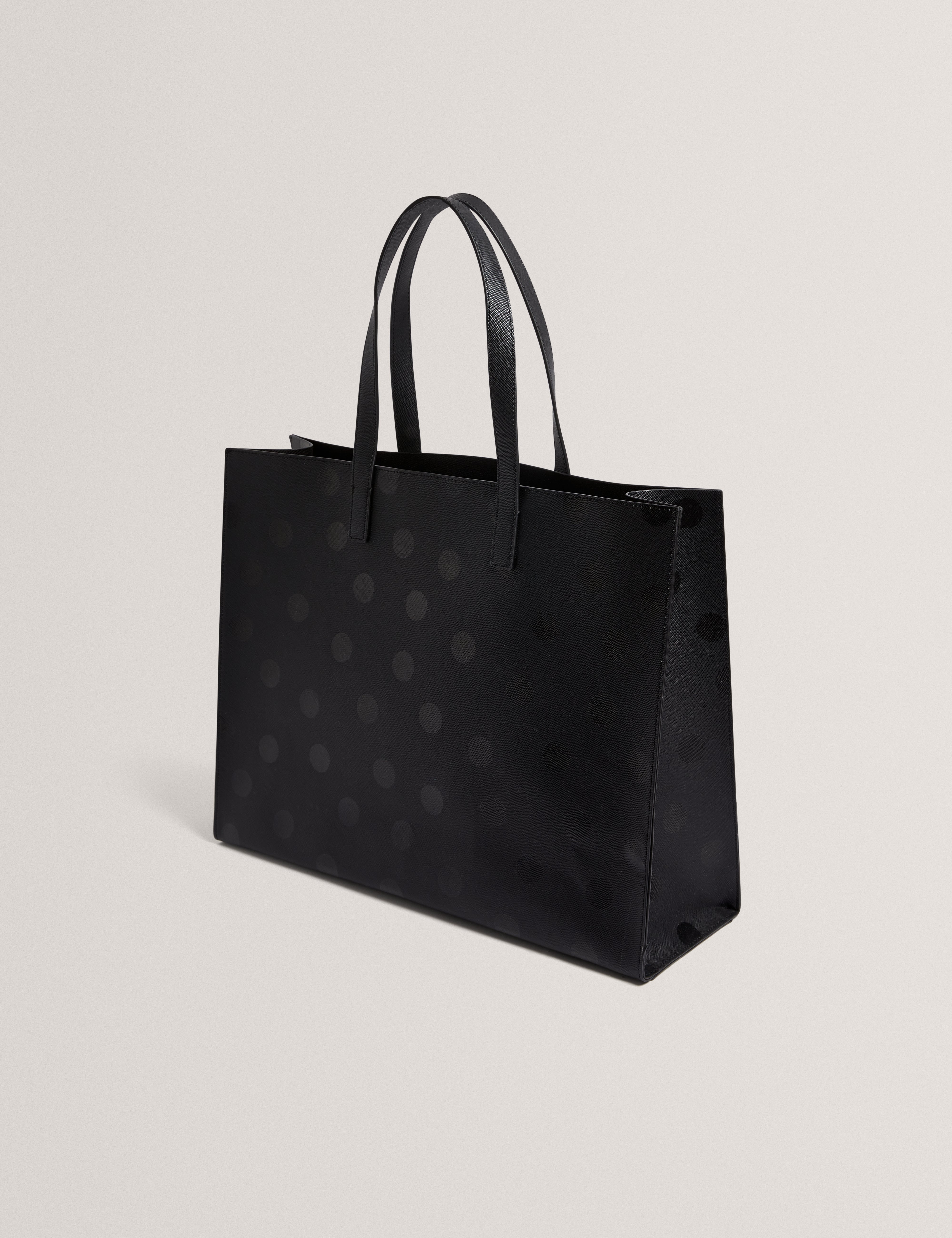 Dotee Polka Dot Extra Large Icon Bag Black