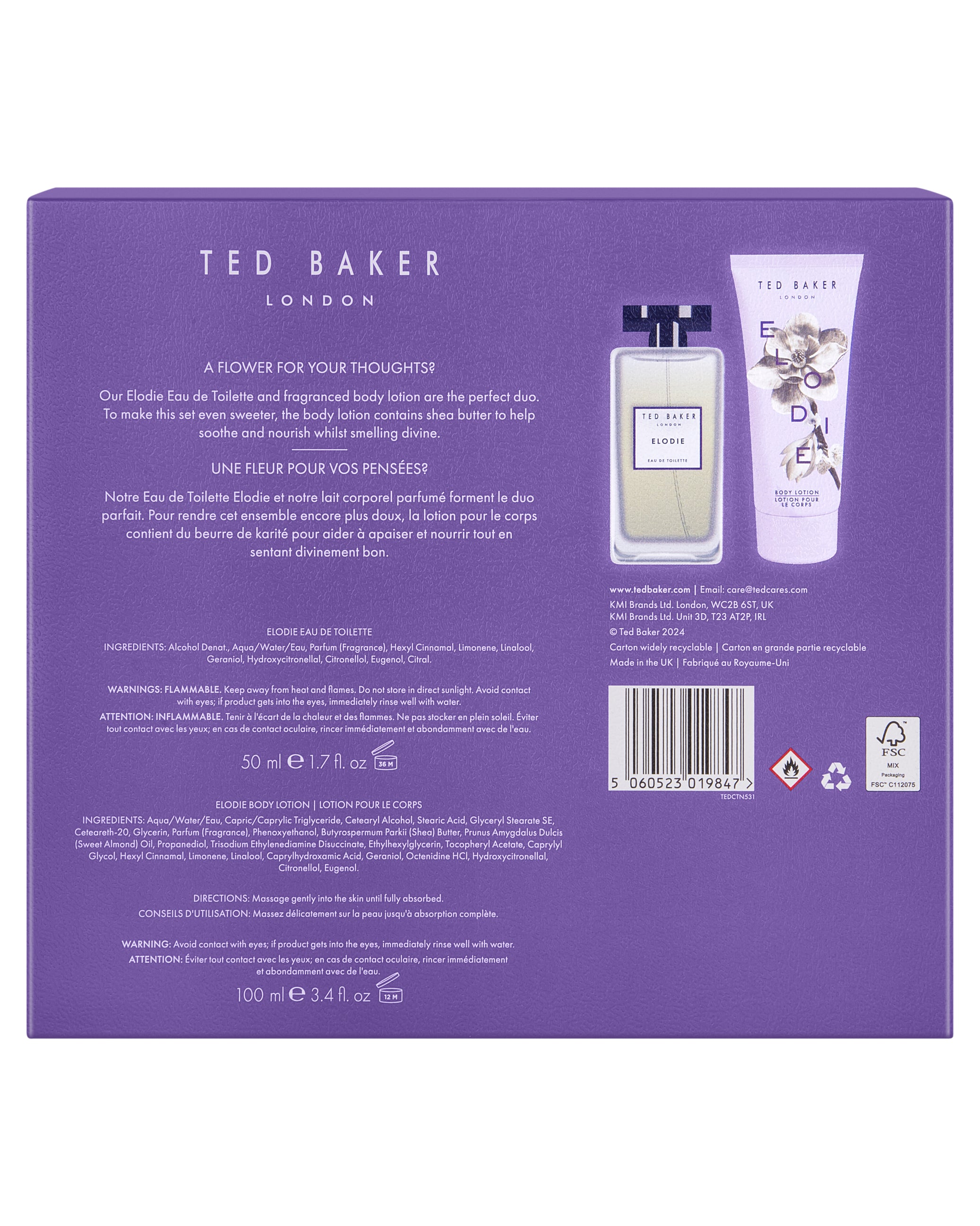 Floret Elodie EDT 50ml Gift Set