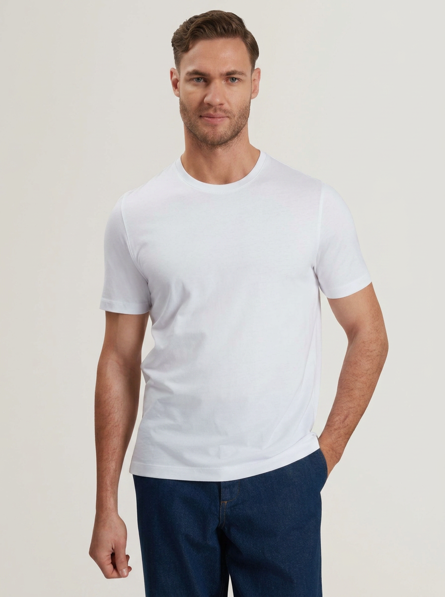 Manueel Dubai Exclusive Short Sleeve Graphic T-Shirt White