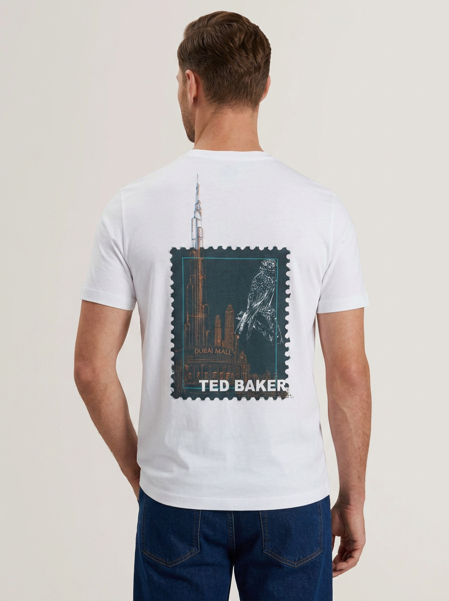 Manueel Dubai Exclusive Short Sleeve Graphic T-Shirt White