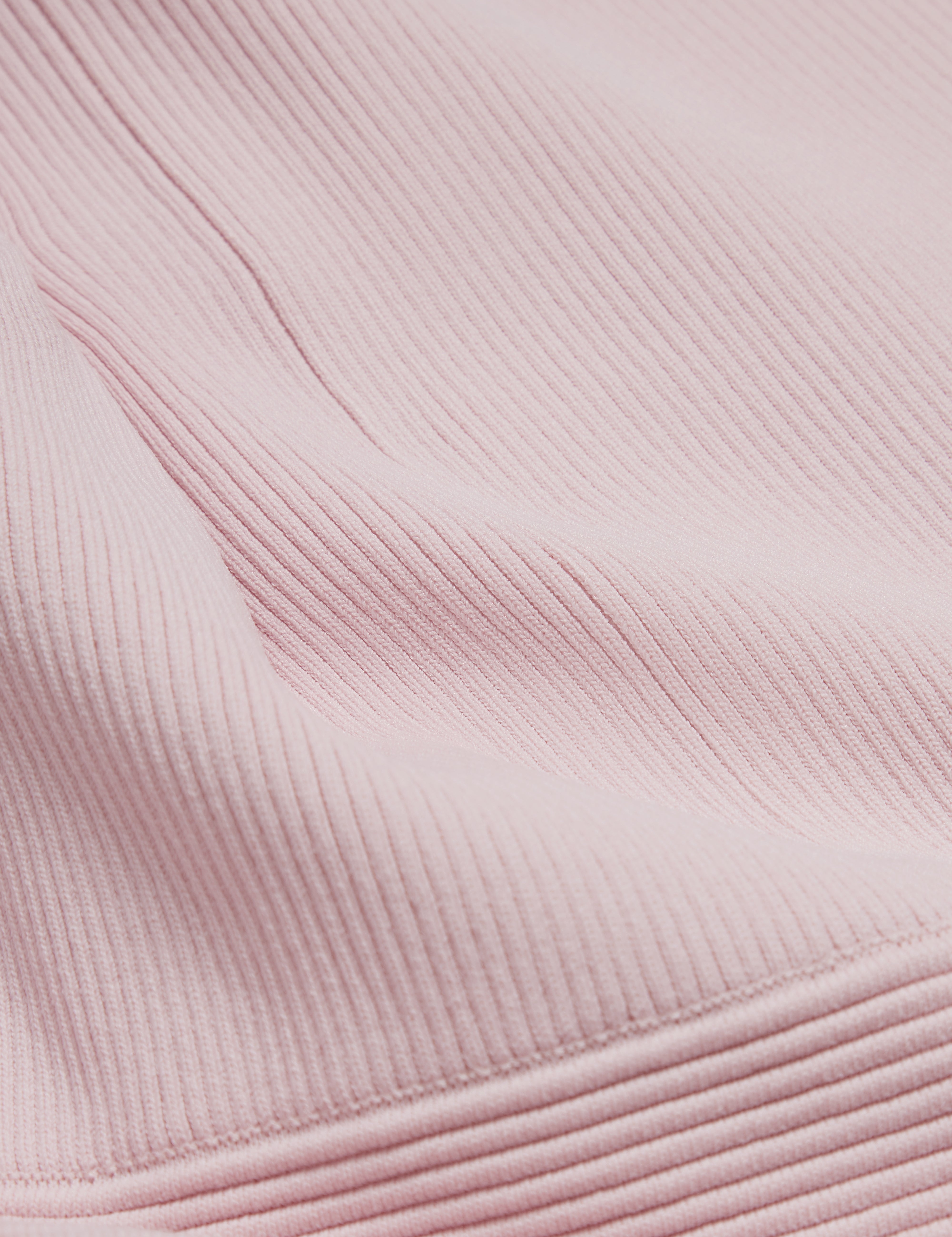 Jescka Sculptured Knit Skater Dress Lt-Pink