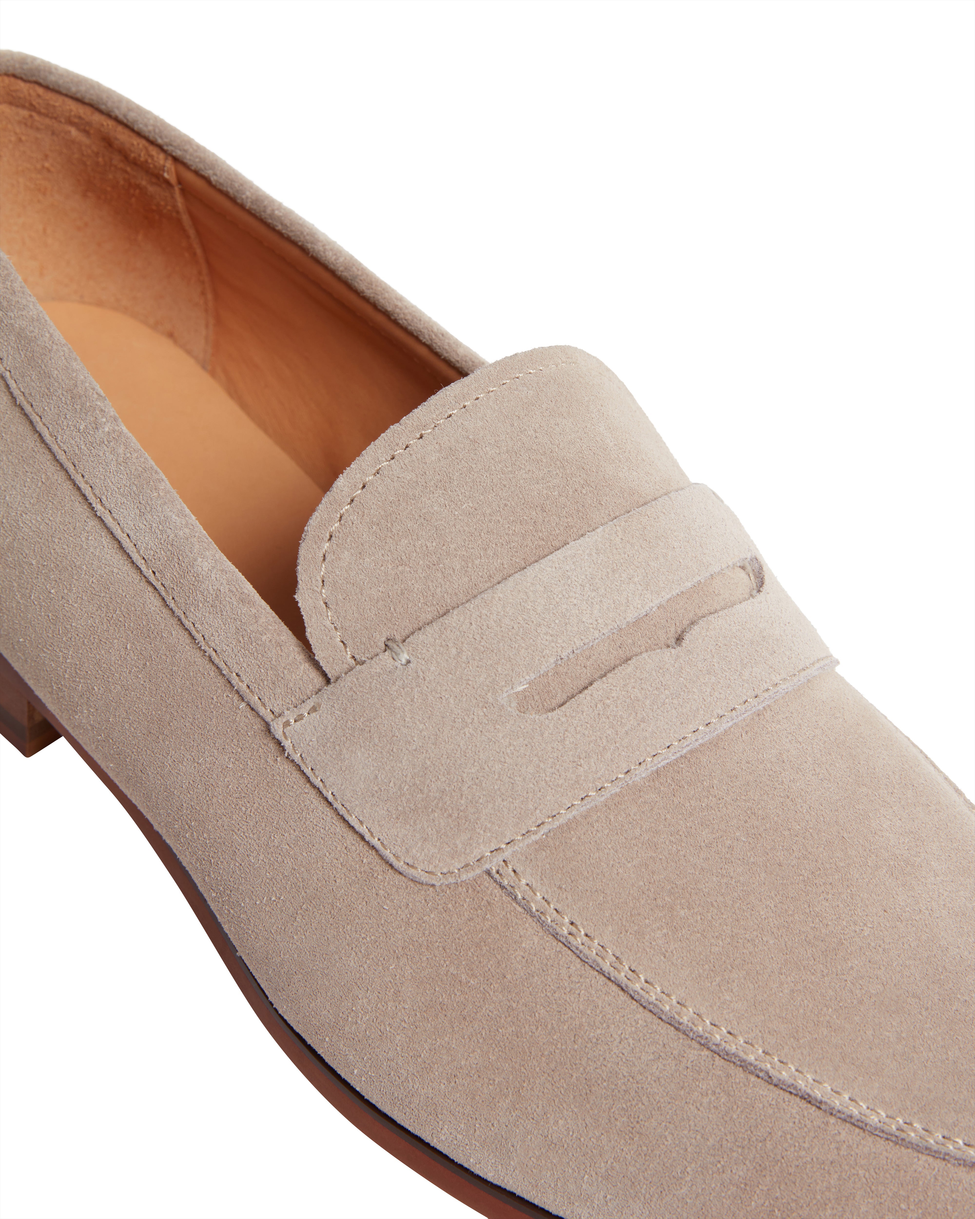 Leivy Suede Loafer Stone
