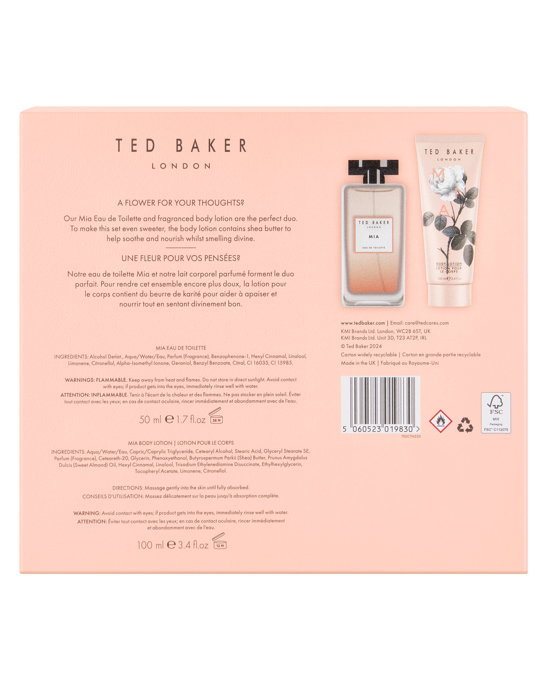 Floret Mia EDT 50ml Gift Set