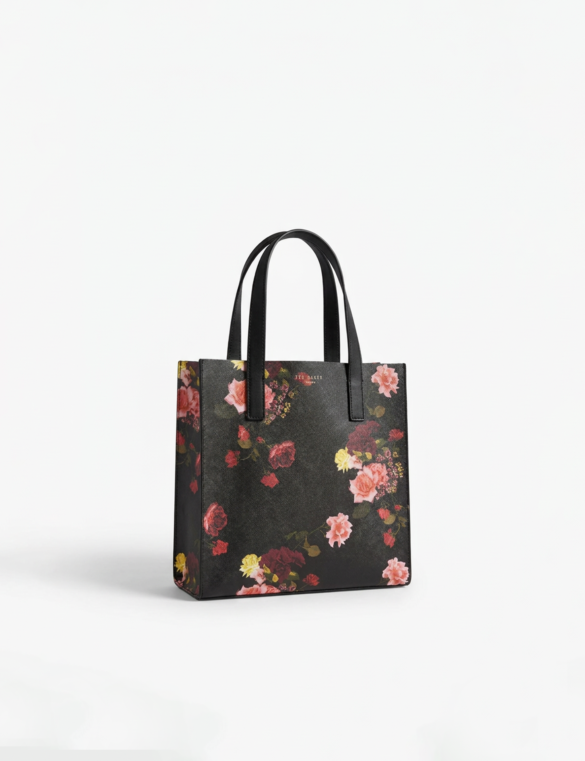 Petalcon Printed Small Icon Bag Black