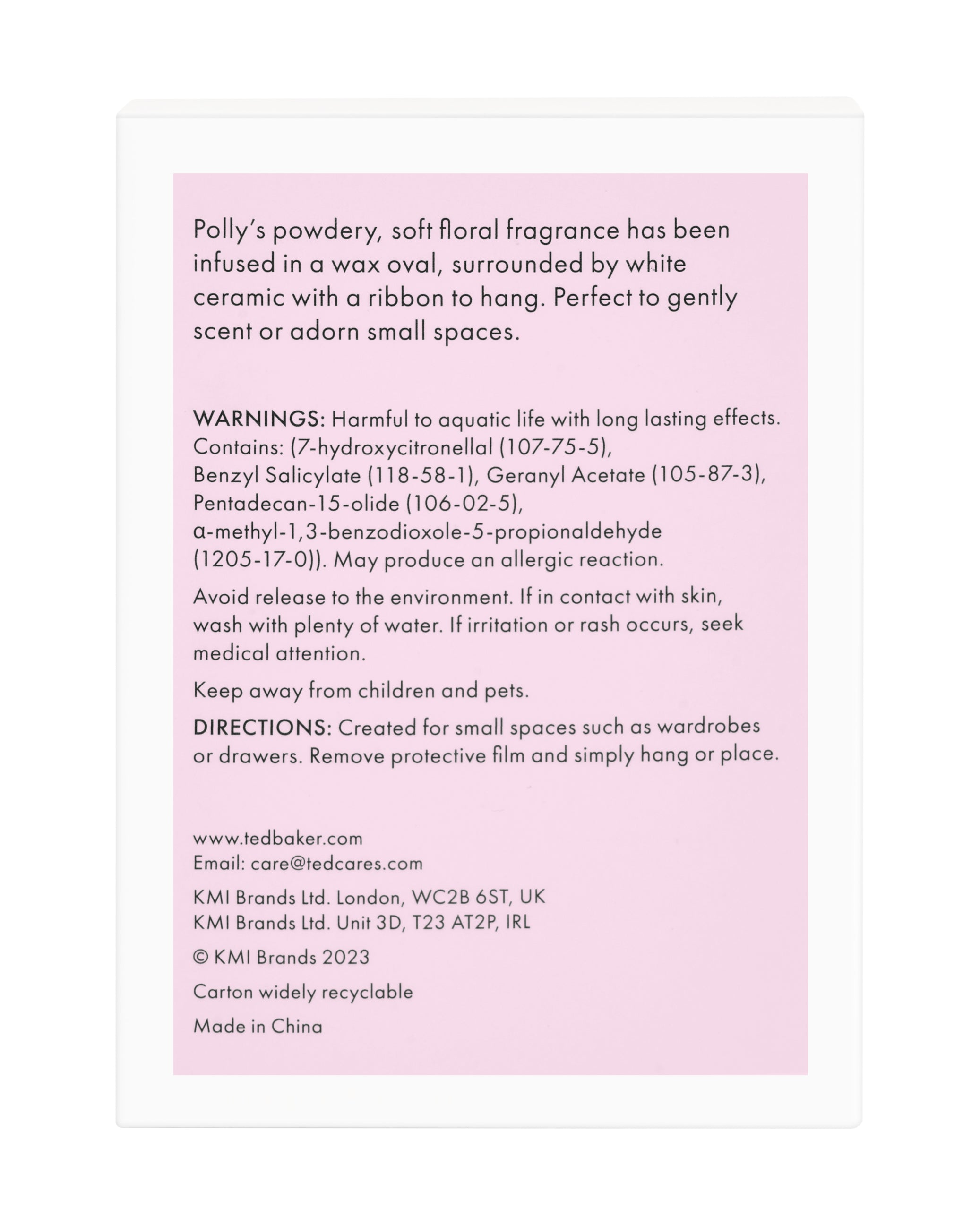 Polly Ted Baker Polly Scented Wax Block Non