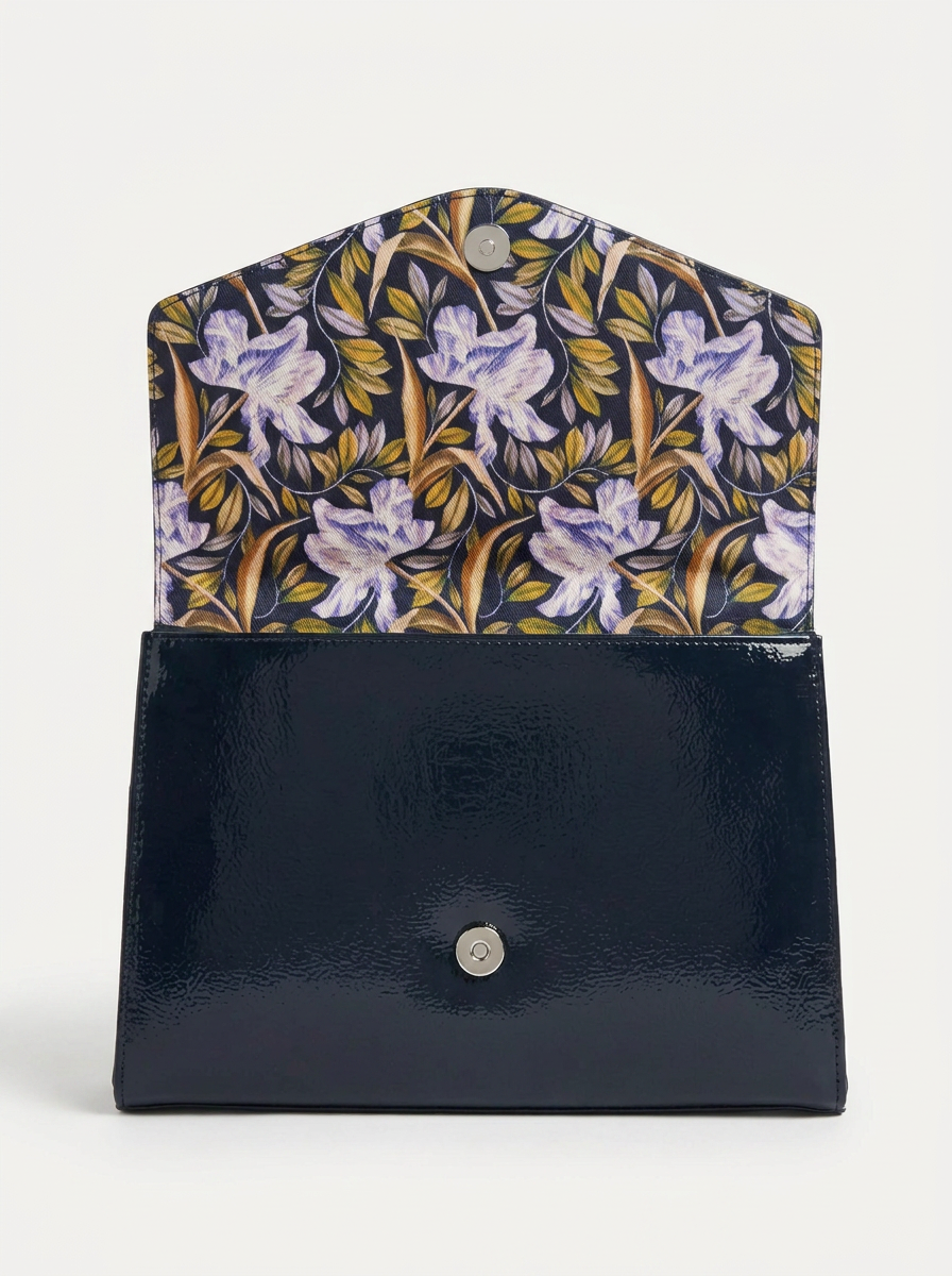 Caelyn Crinkle Icon Pouch Navy