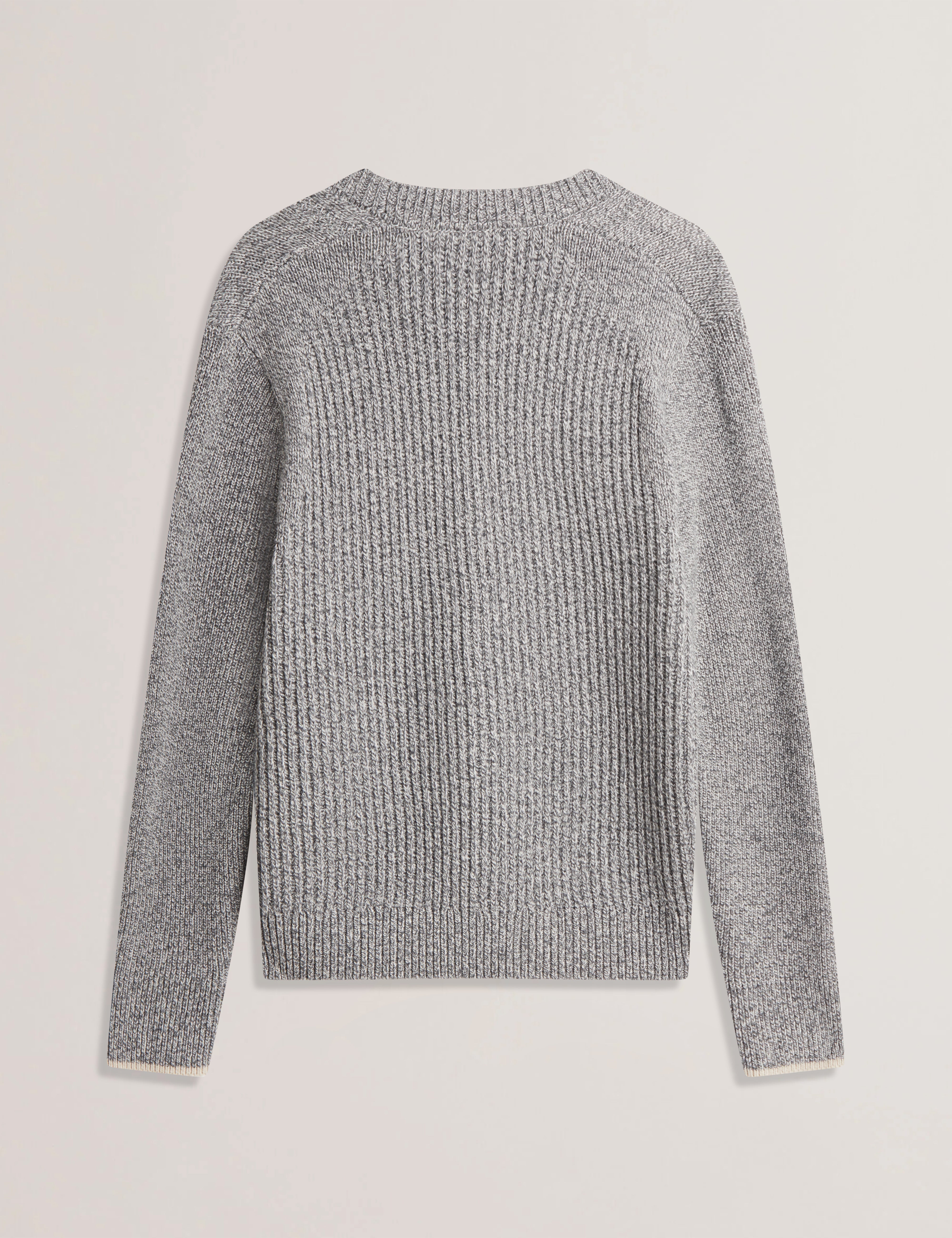 Alman Ribbed Button Cardigan Grey