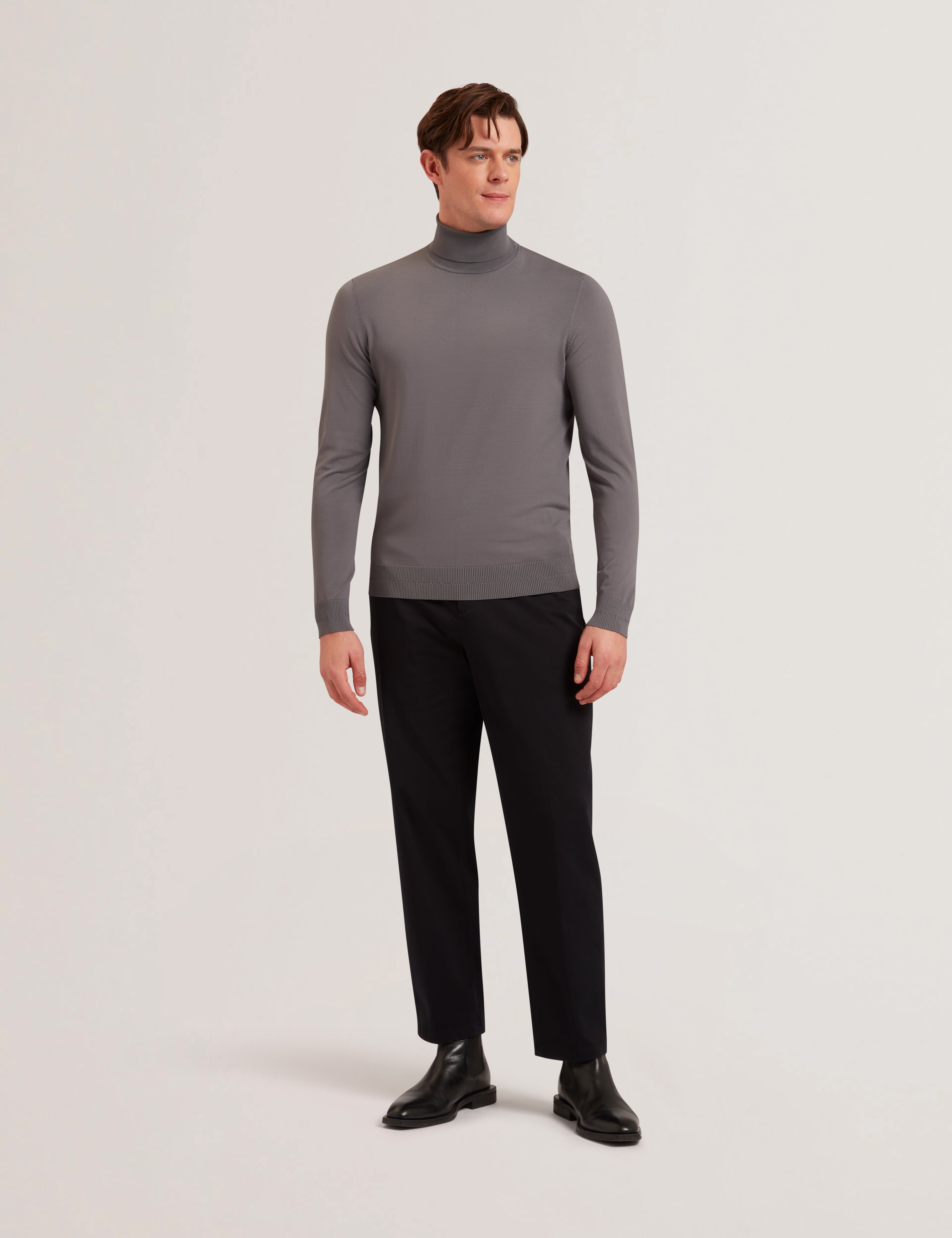 Artlow Regular Roll Neck Grey