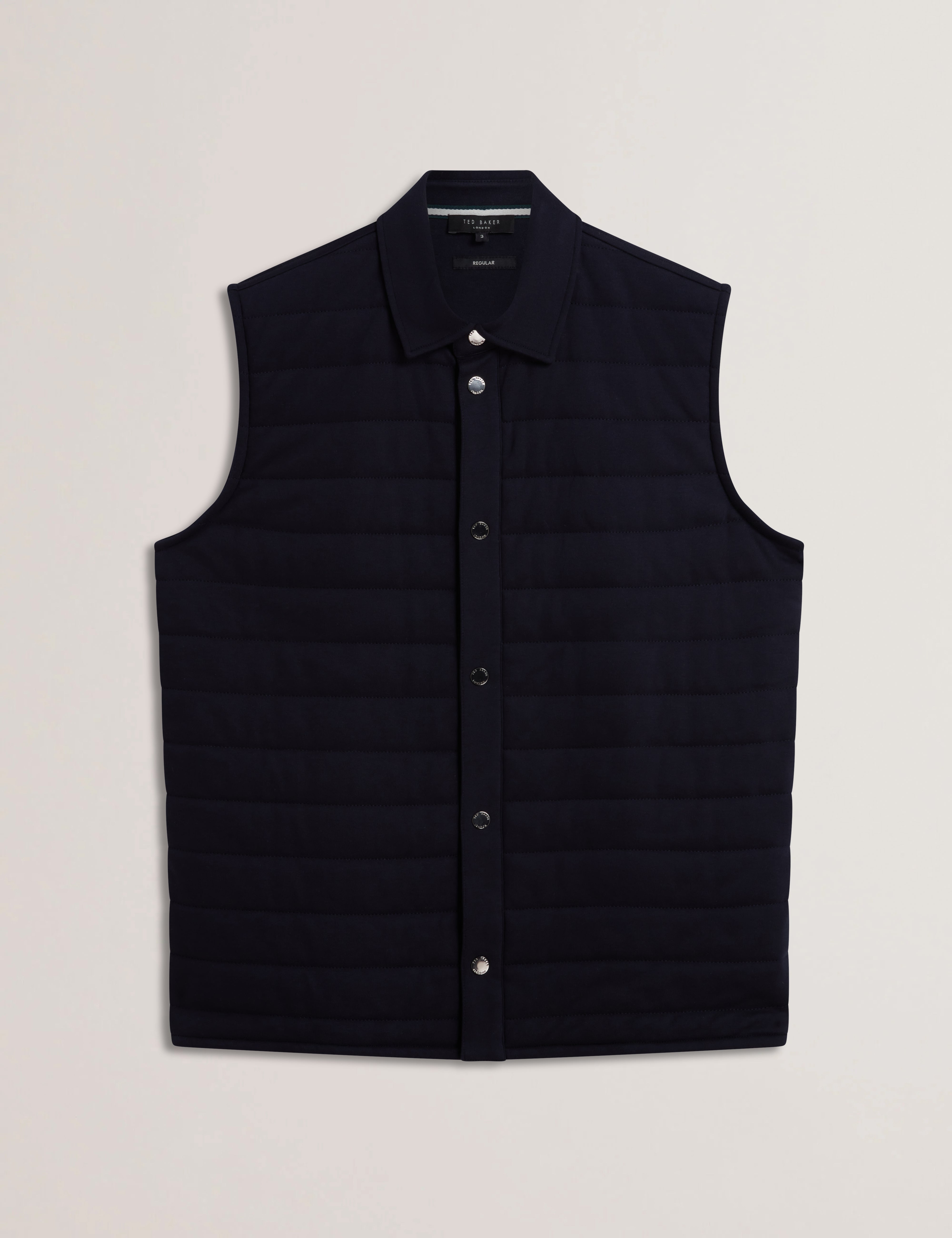 Buteso Regular Fit Quilted Gilet Navy