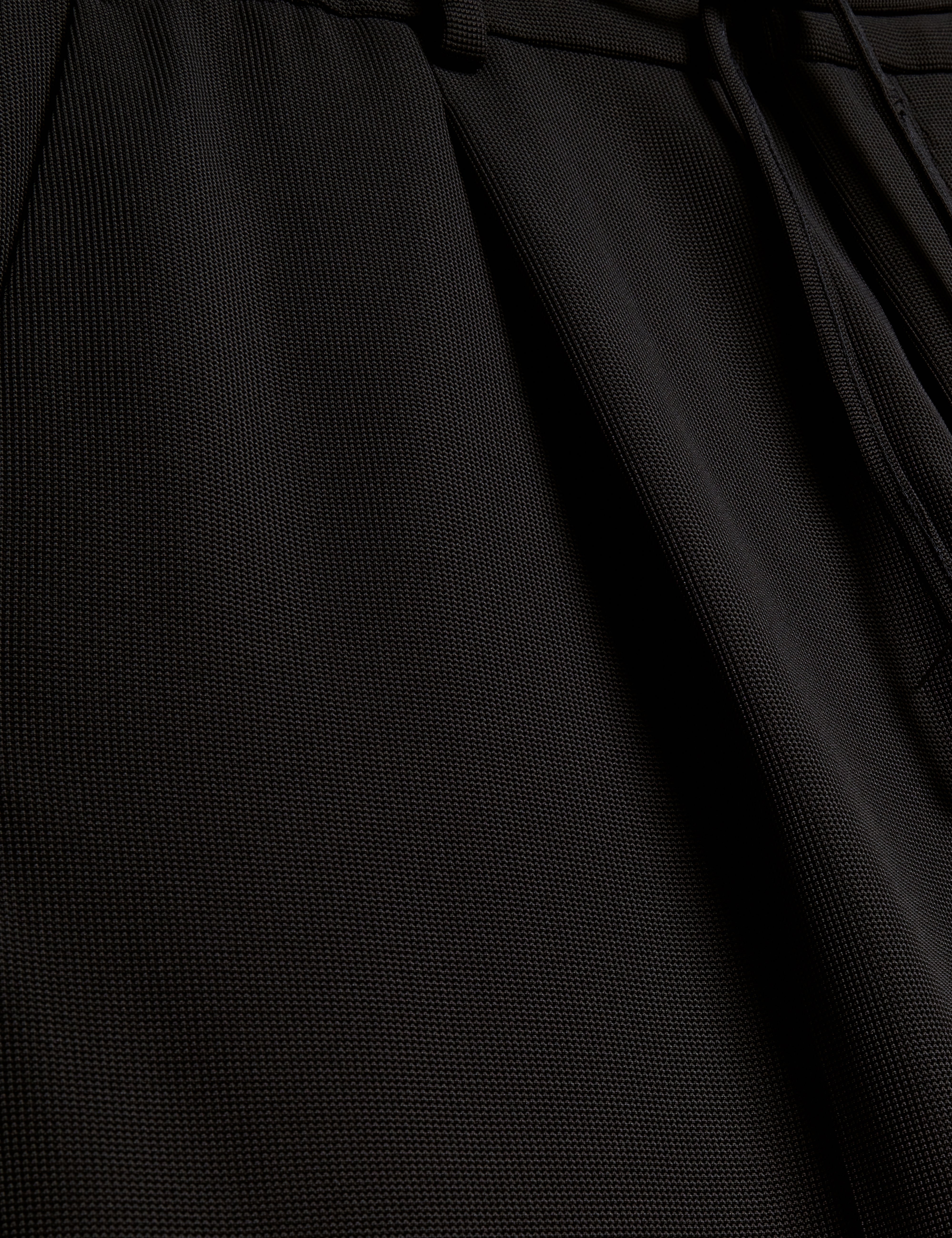 Cialdat Tapered Waffle Knit Trouser Black