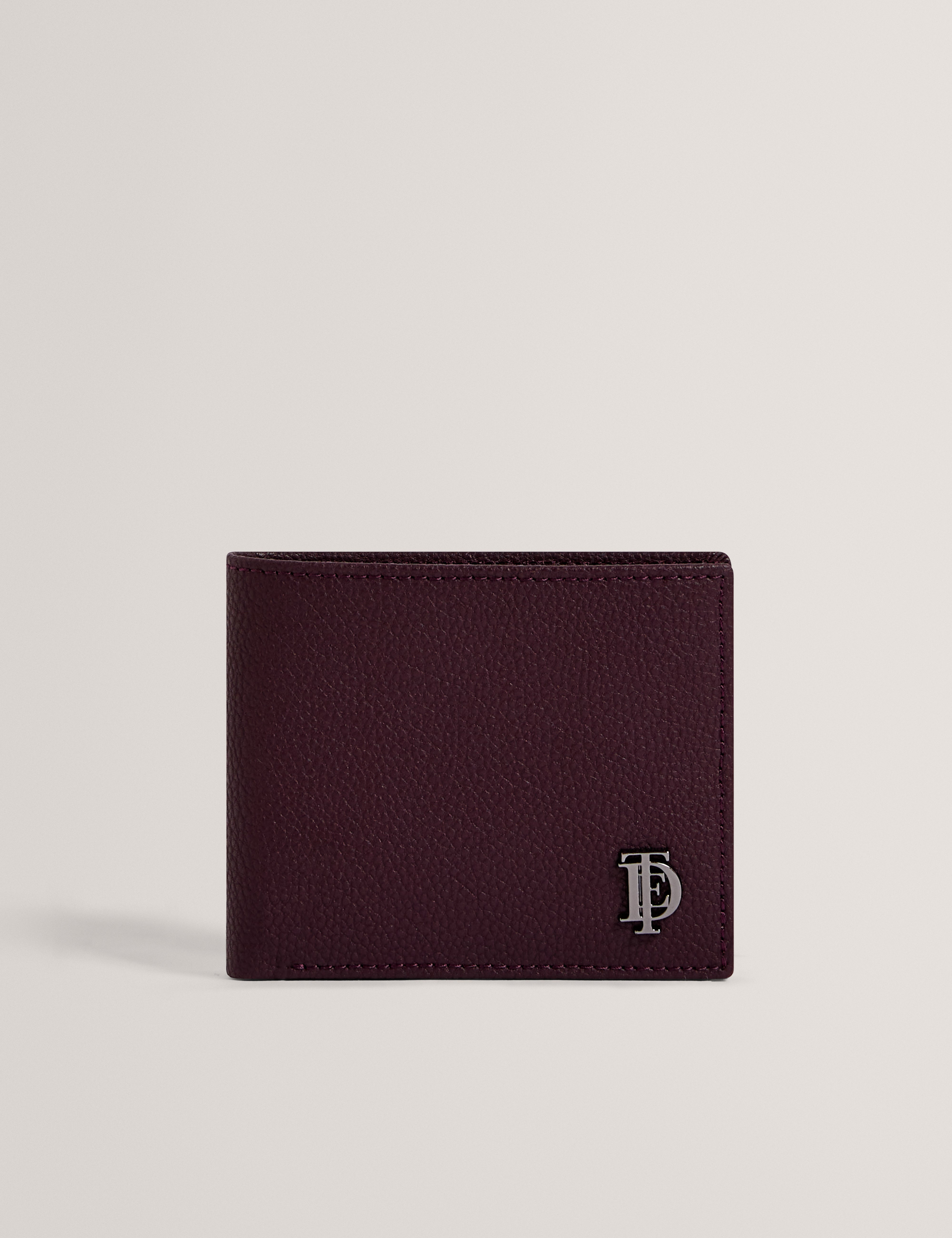 Pailin Pebbled Leather Wallet Oxblood
