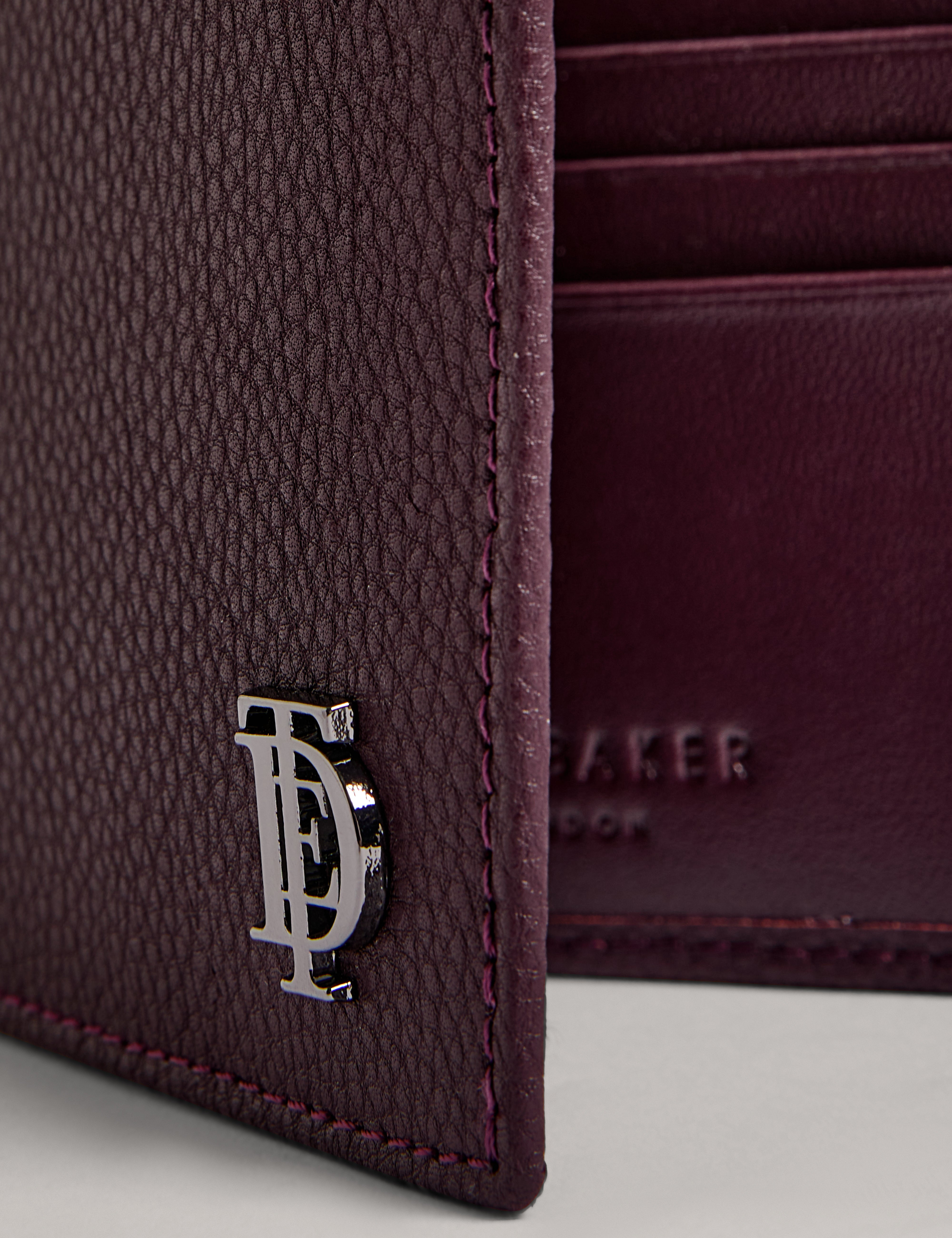 Pailin Pebbled Leather Wallet Oxblood
