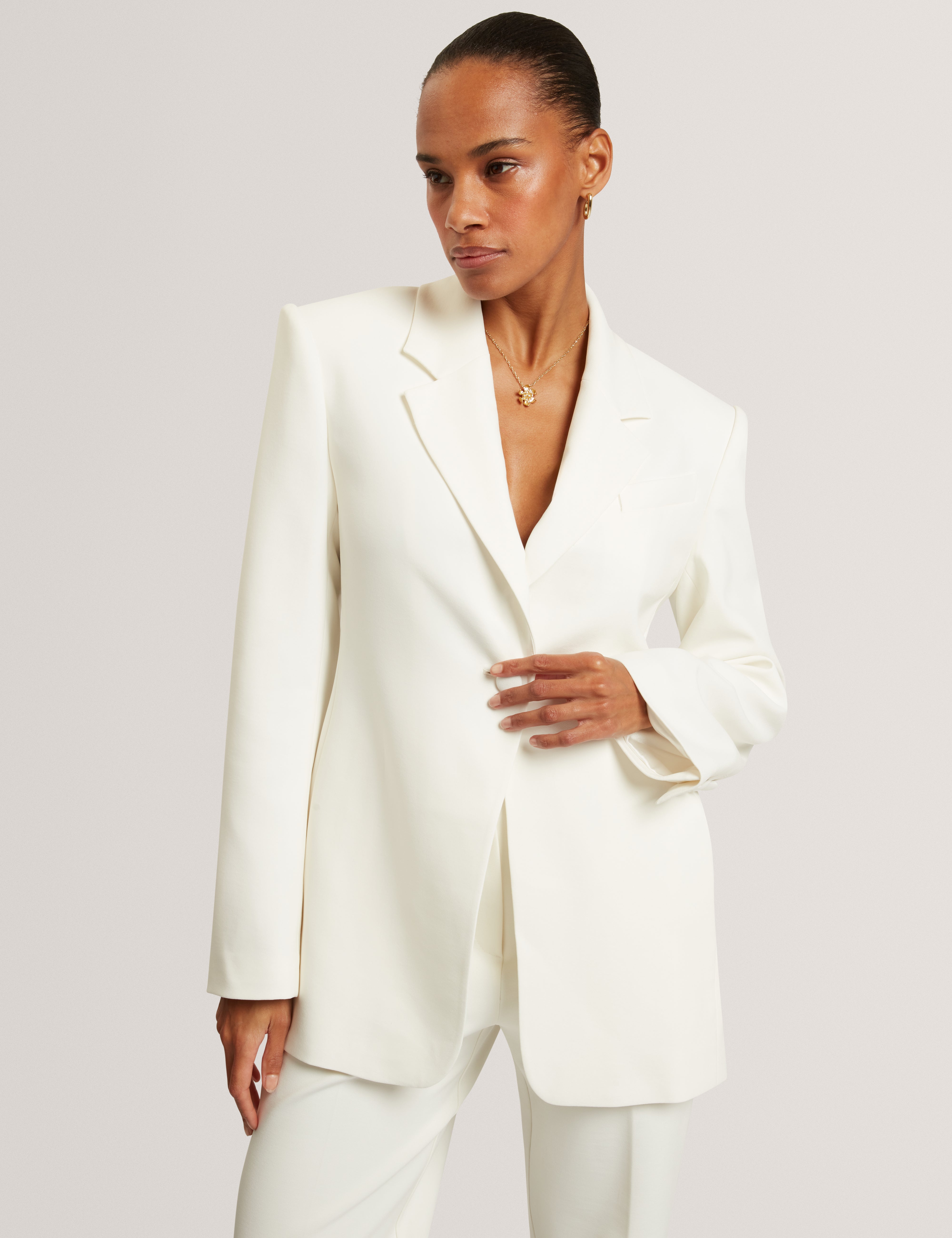 Acata Tailored Blazer Ivory