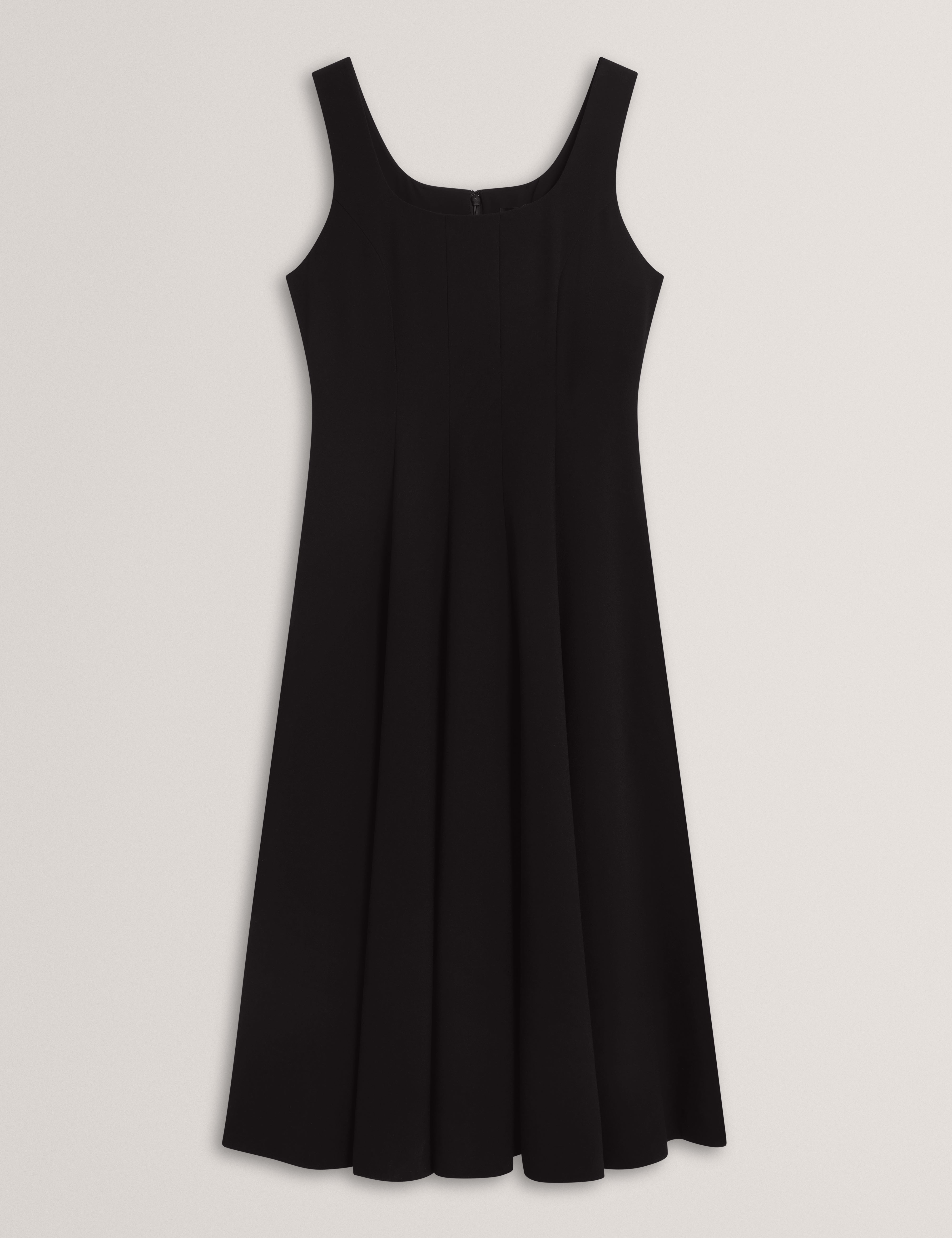 Arlott Panelled Midi Dress Black
