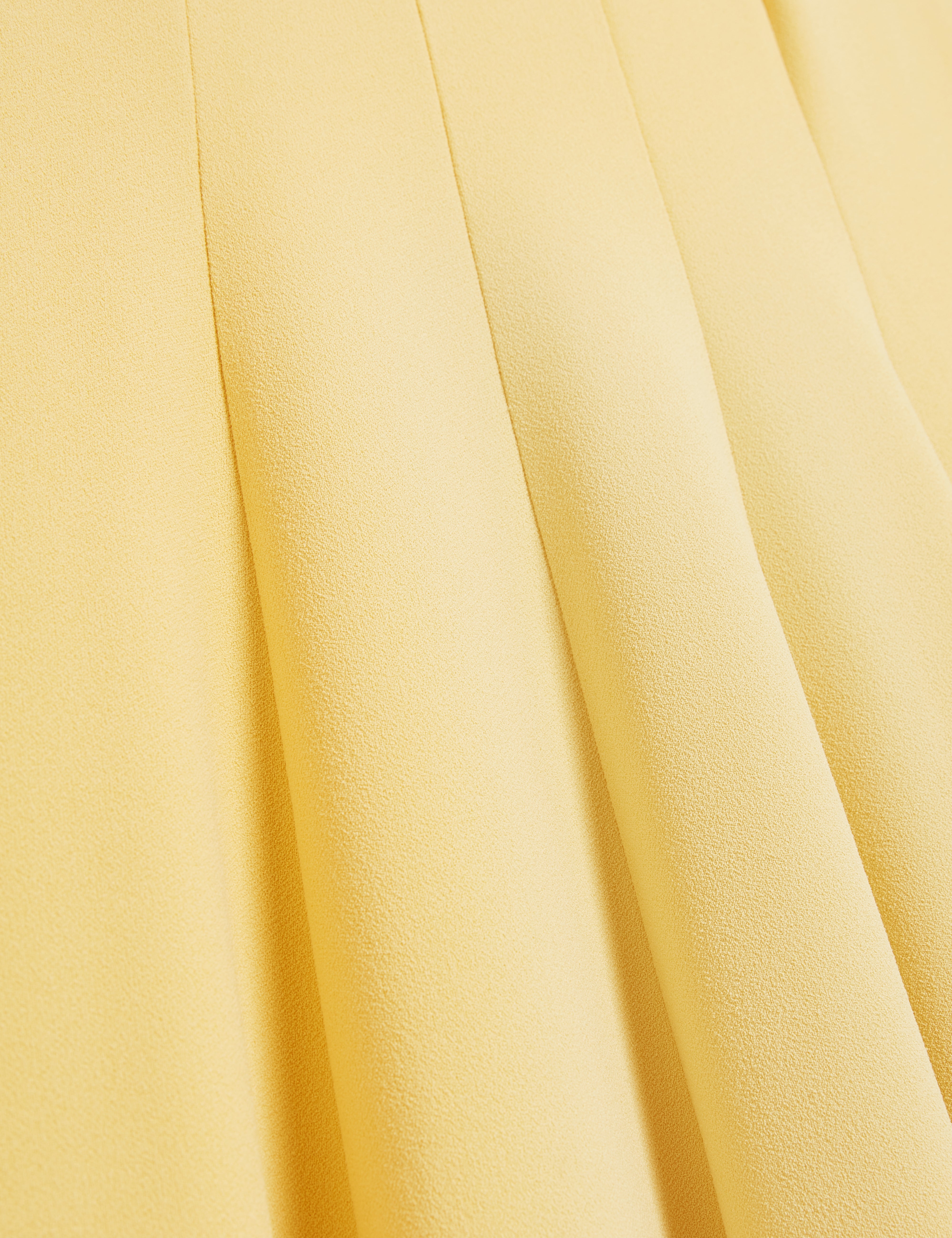 Arlott Panelled Midi Dress Lt-Yellow