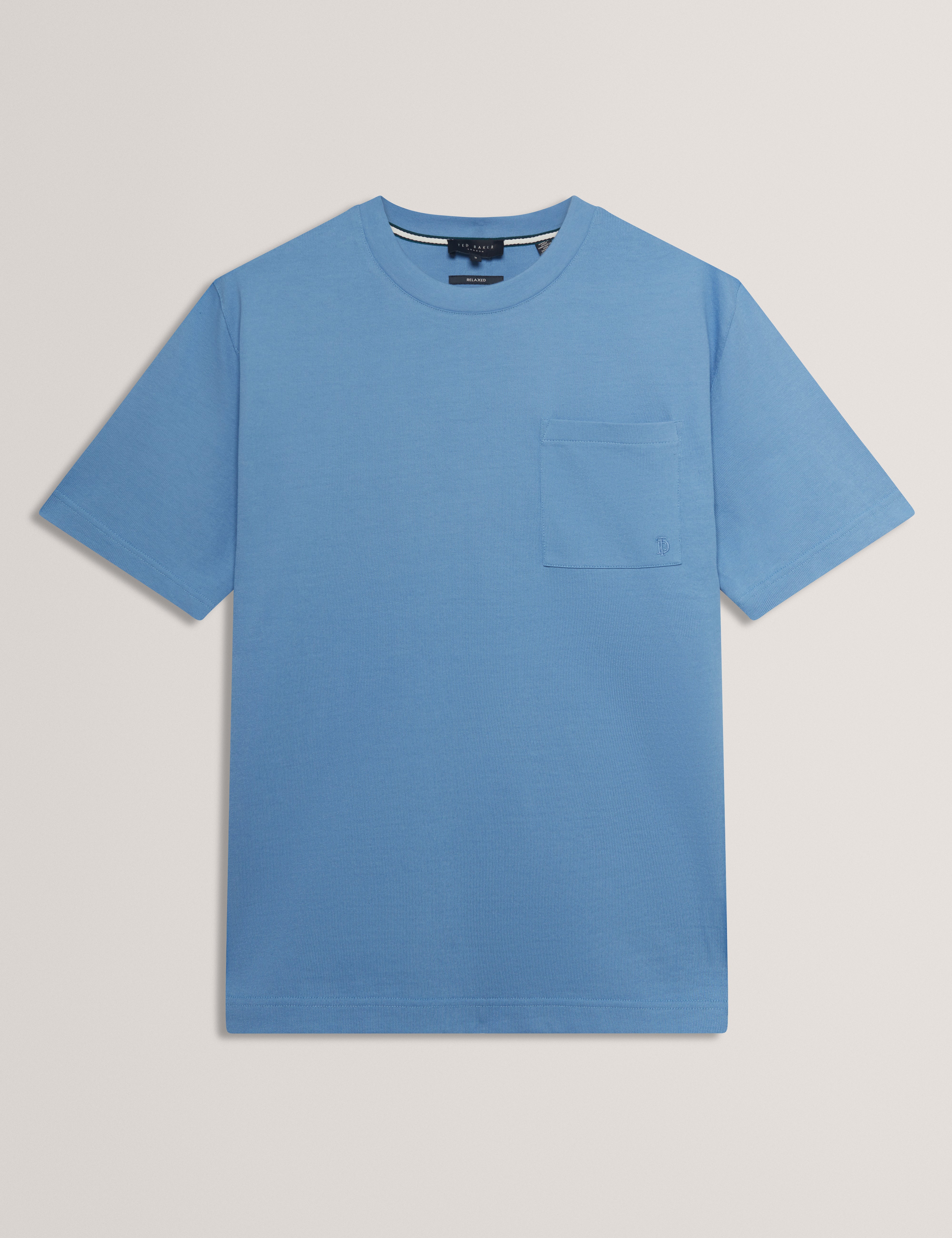 Porflet Short Sleeve Relaxed T-Shirt Blue