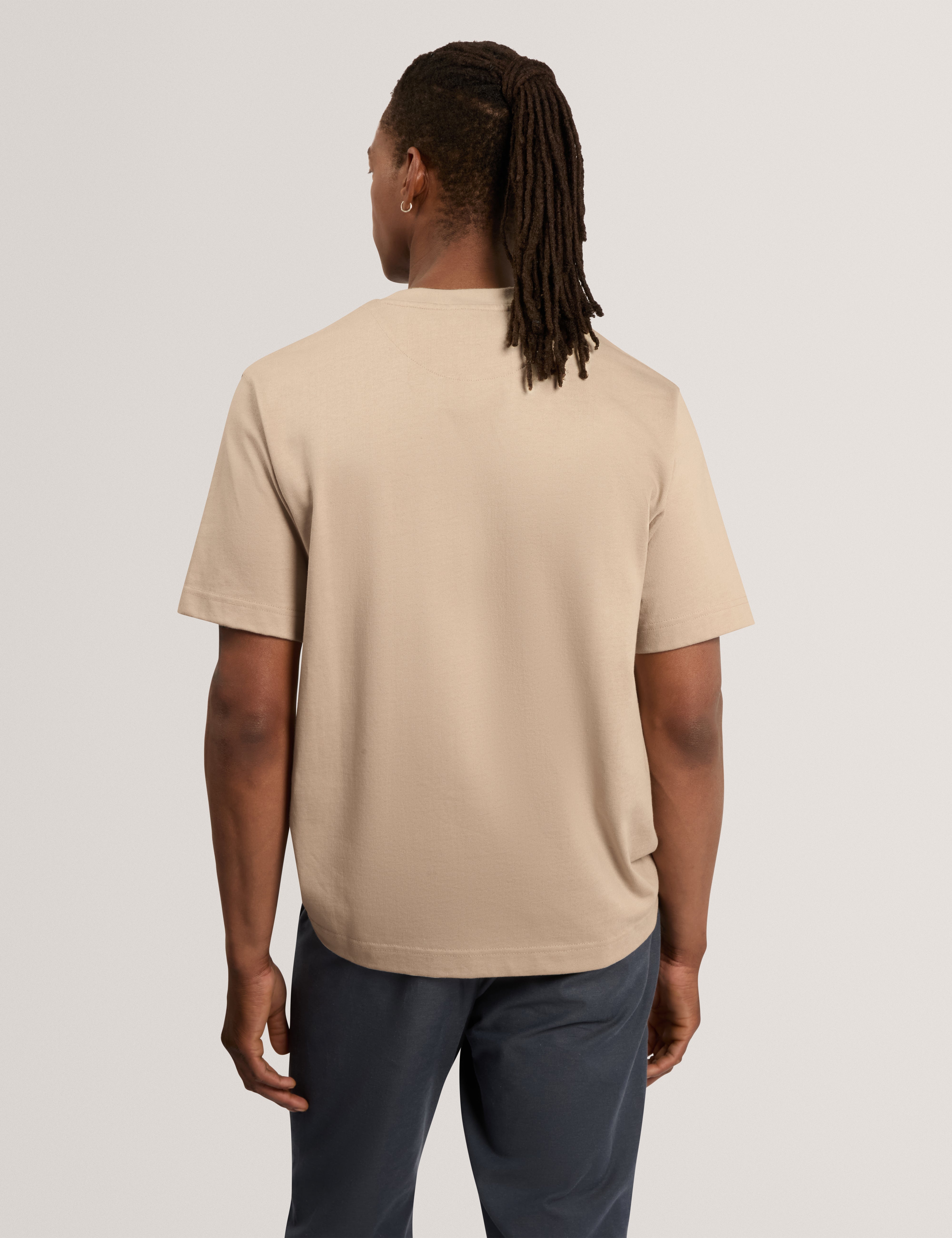Porflet Short Sleeve Relaxed T-Shirt Taupe