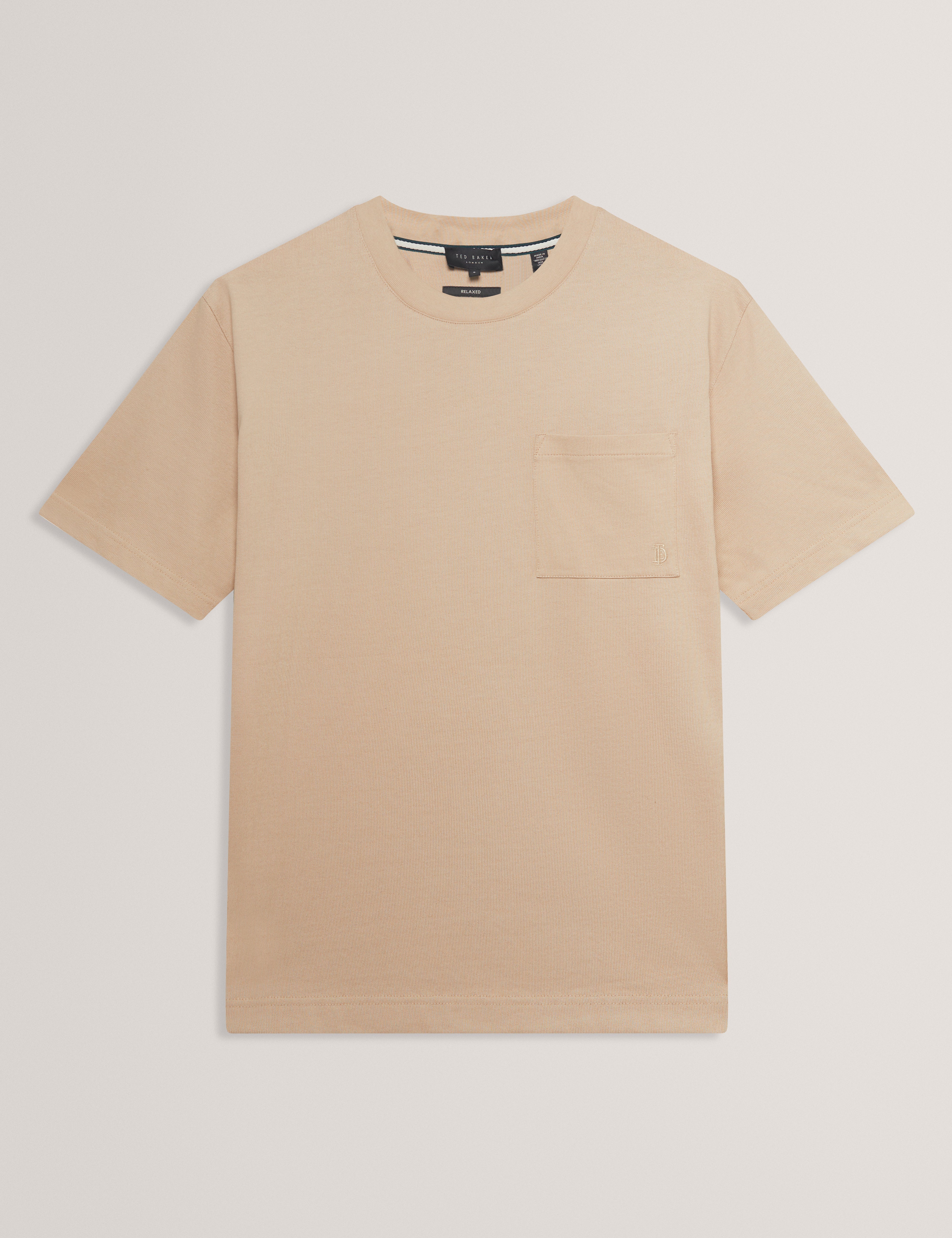 Porflet Short Sleeve Relaxed T-Shirt Taupe