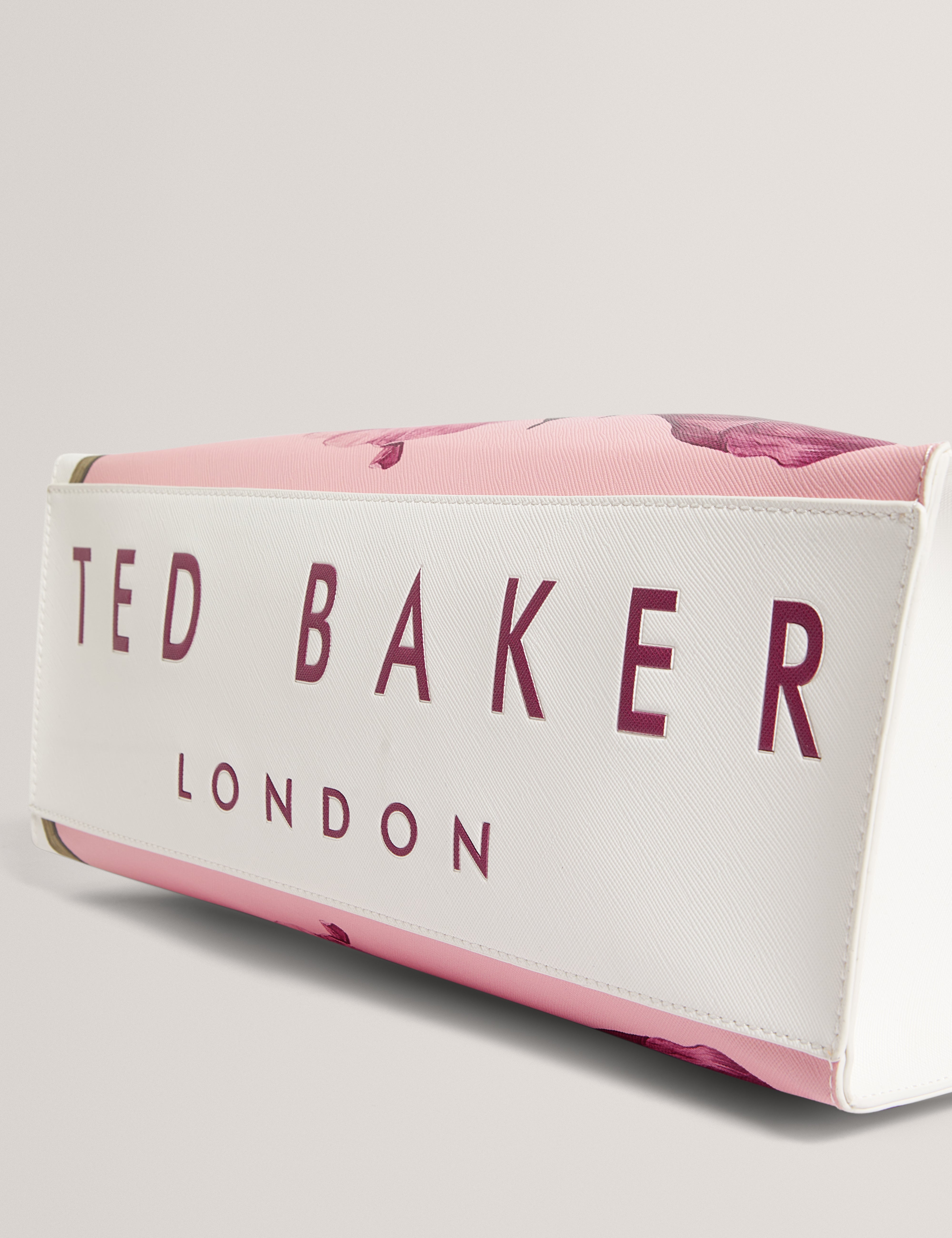 Shilva Printed Flower Medium Icon Bag Ivory