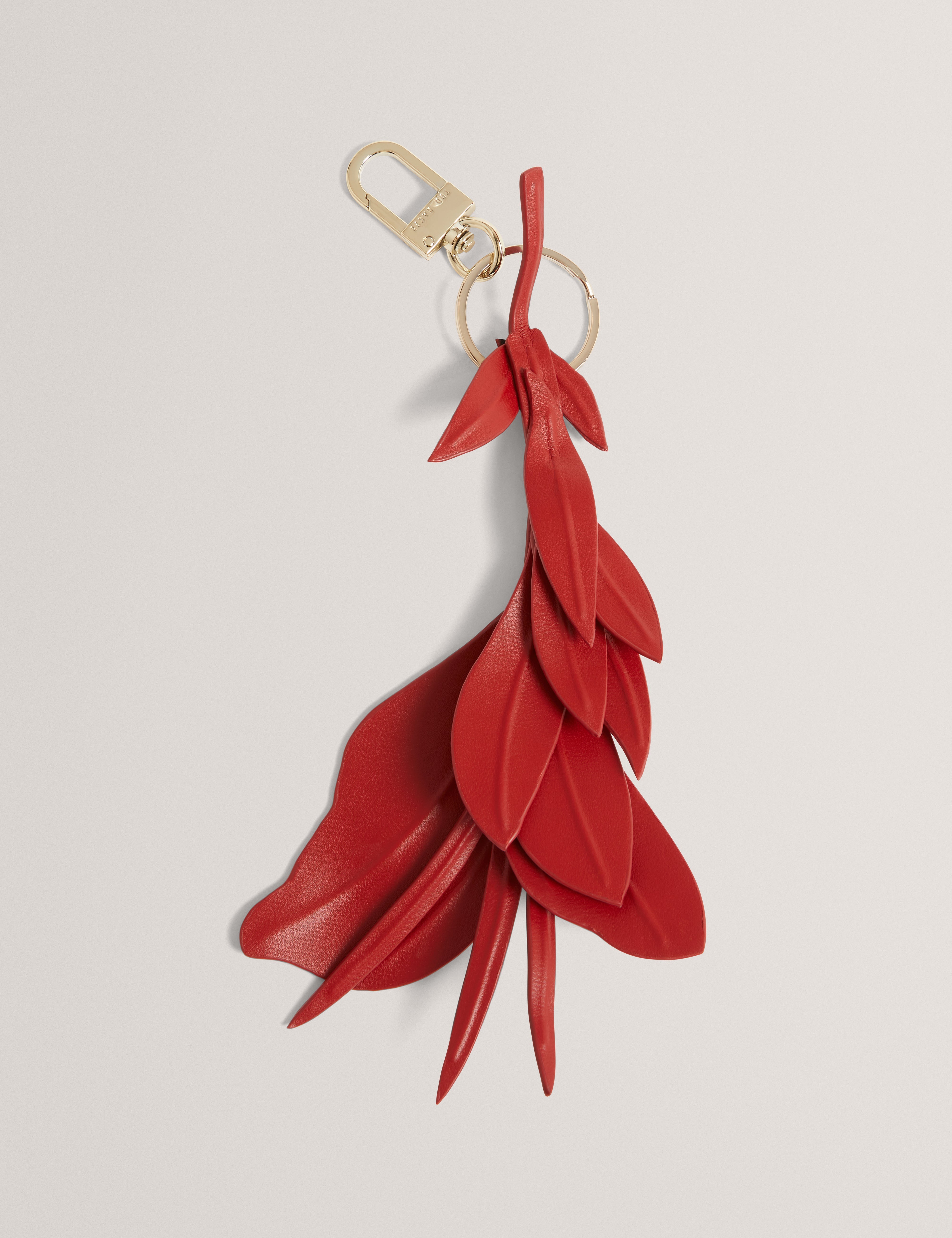 Fllory 3D Flower Keyring Wine