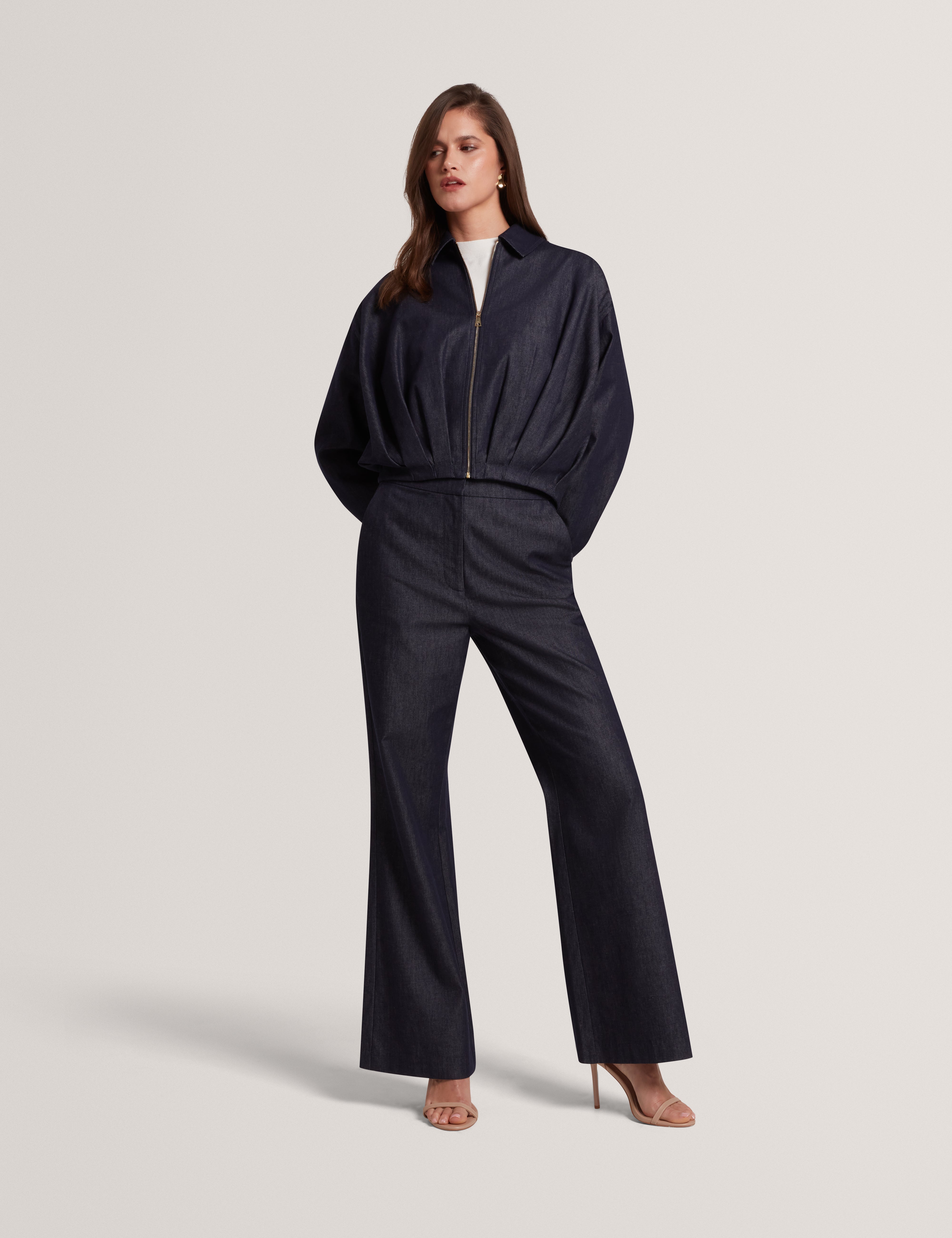 Annite Bomber Jacket Dk-Blue