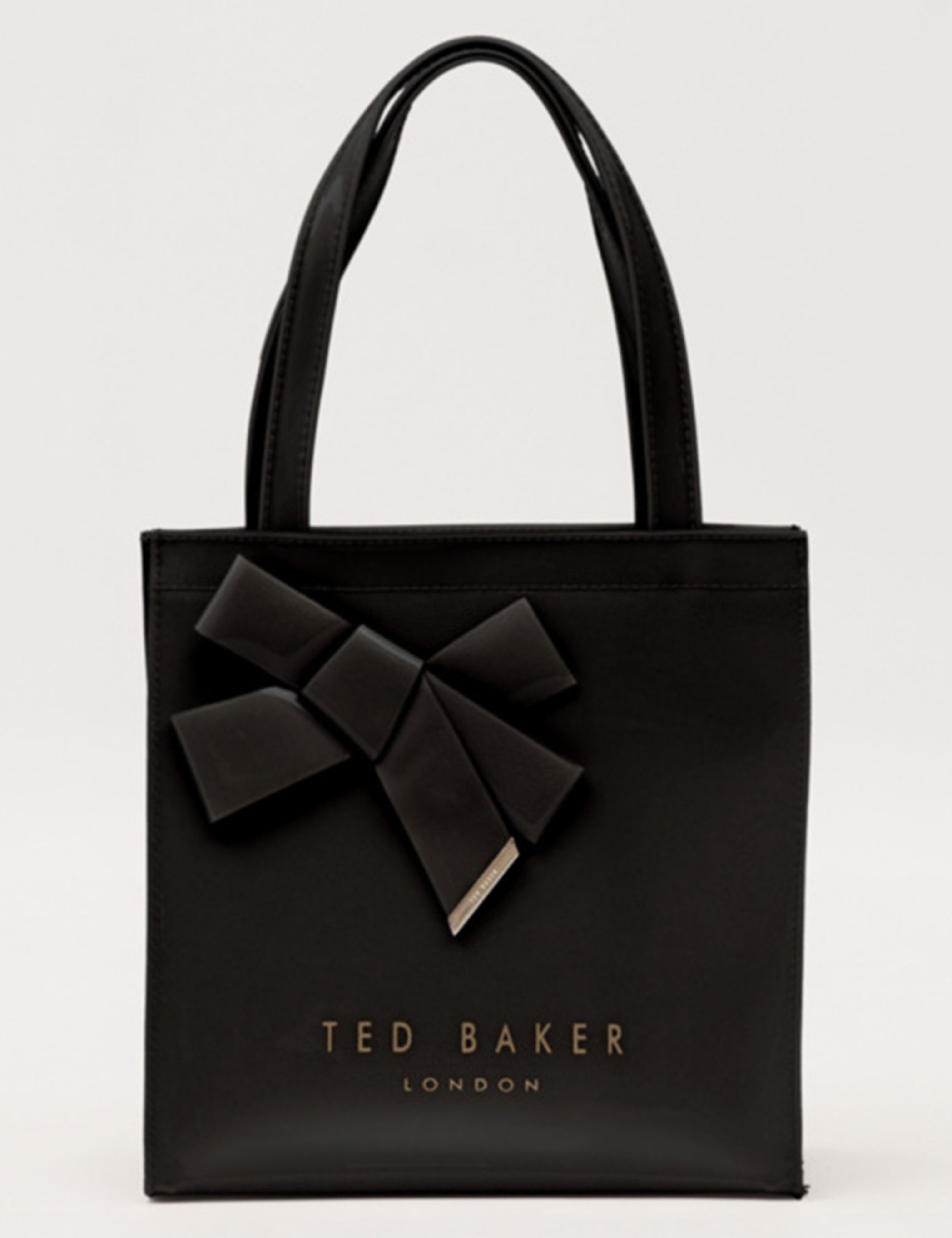 Niacon Bow Detail Small Icon Bag Black