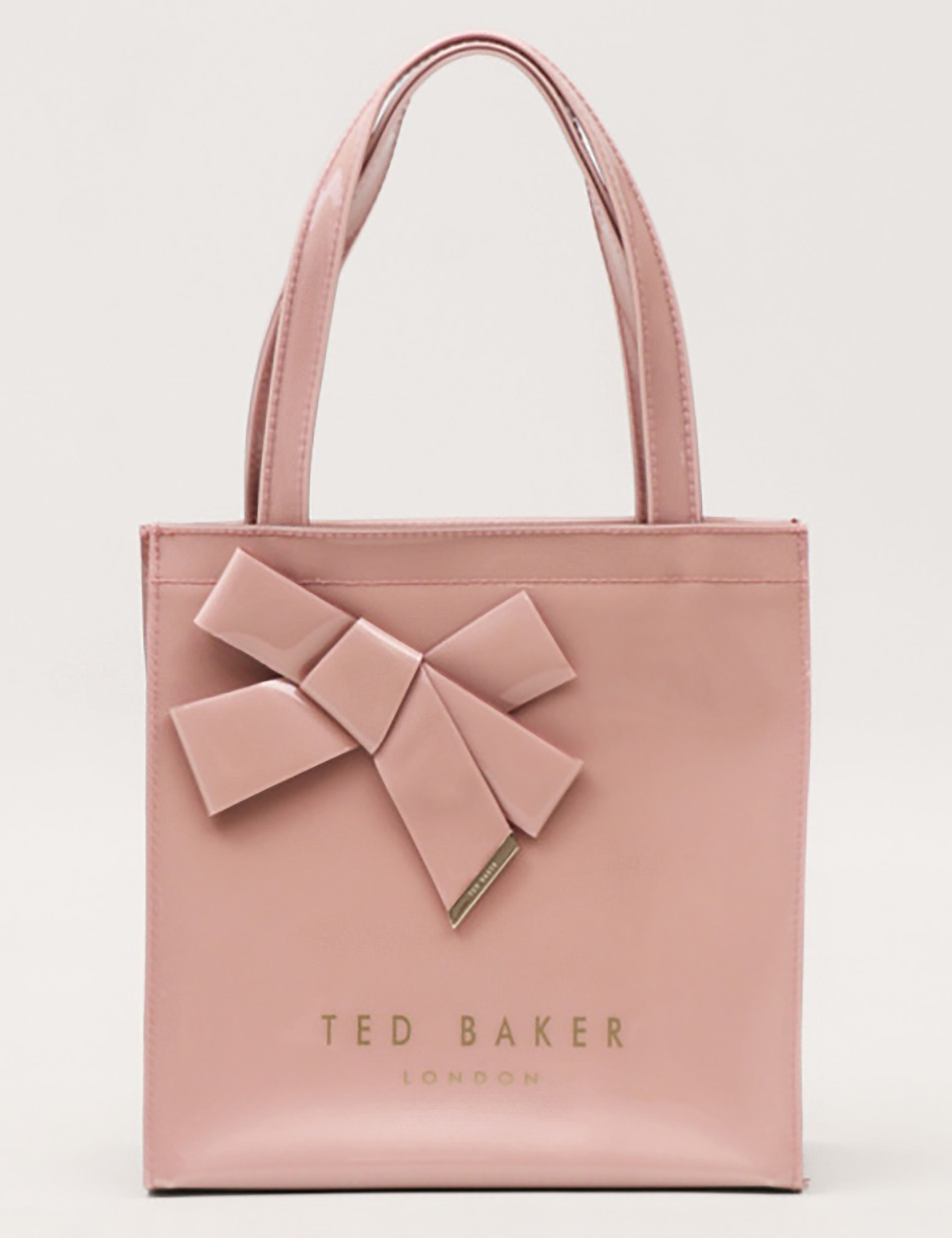 Niacon Bow Detail Small Icon Bag Pl-Pink