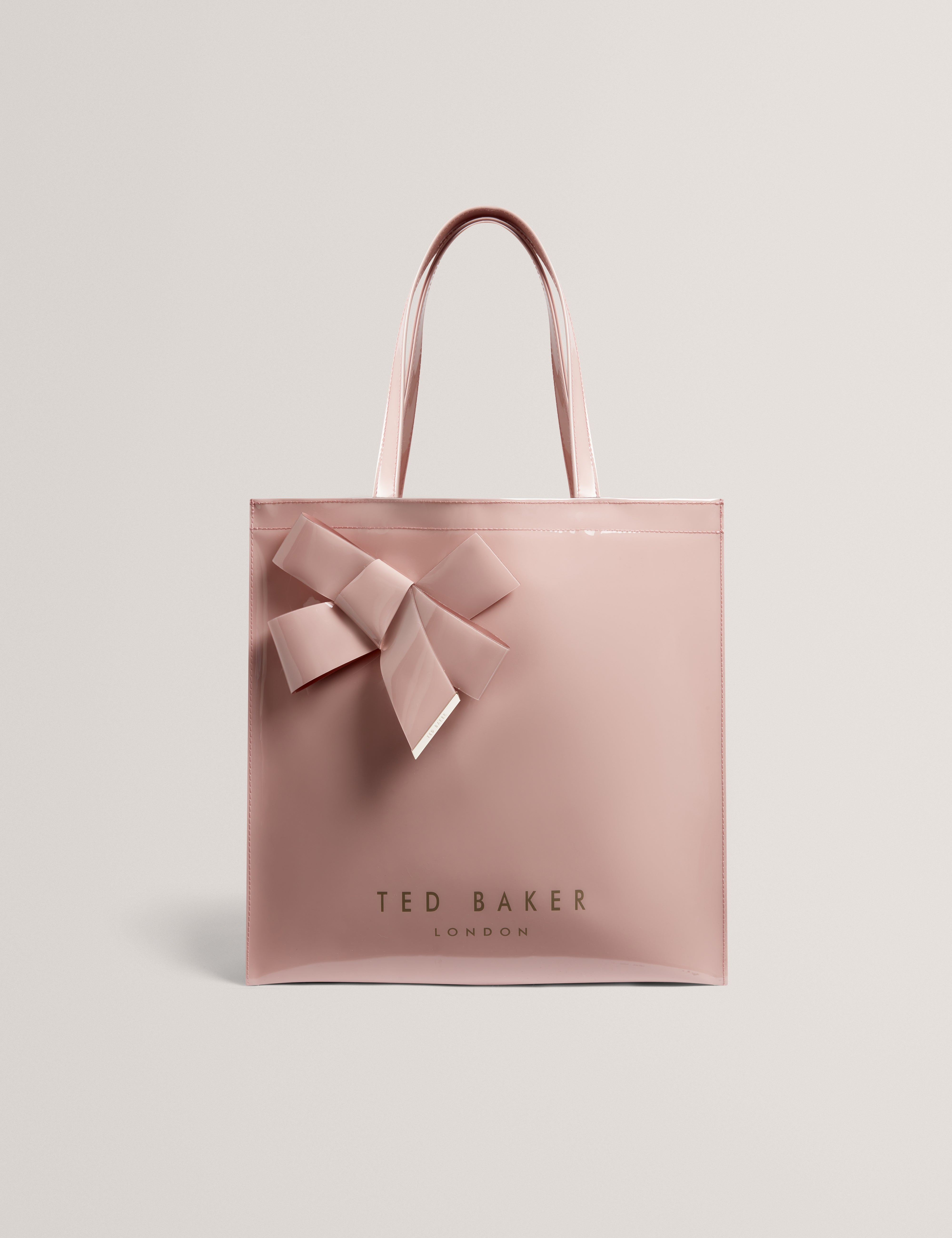 Niconna Bow Detail Large Icon Bag Pl-Pink
