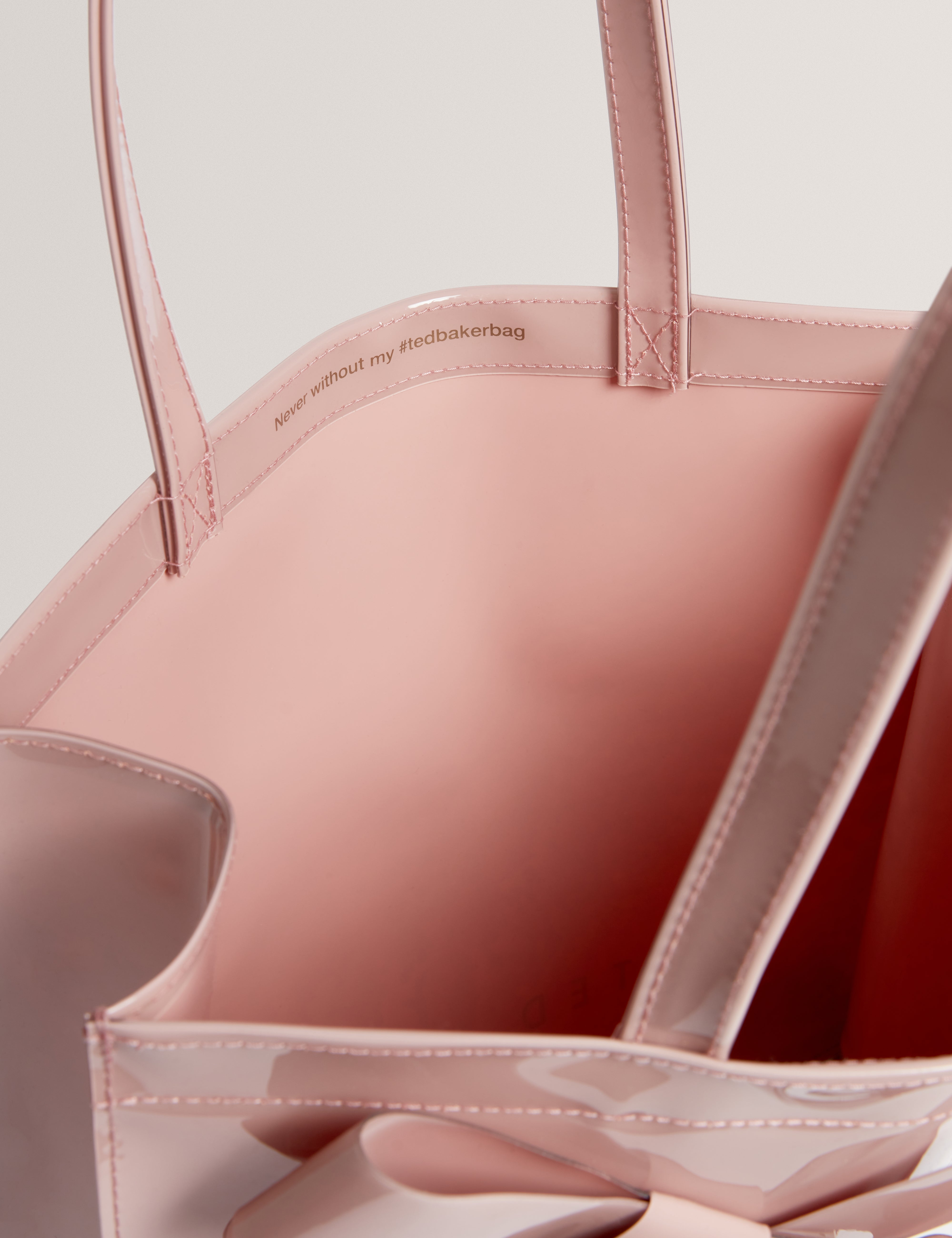 Niconna Bow Detail Large Icon Bag Pl-Pink