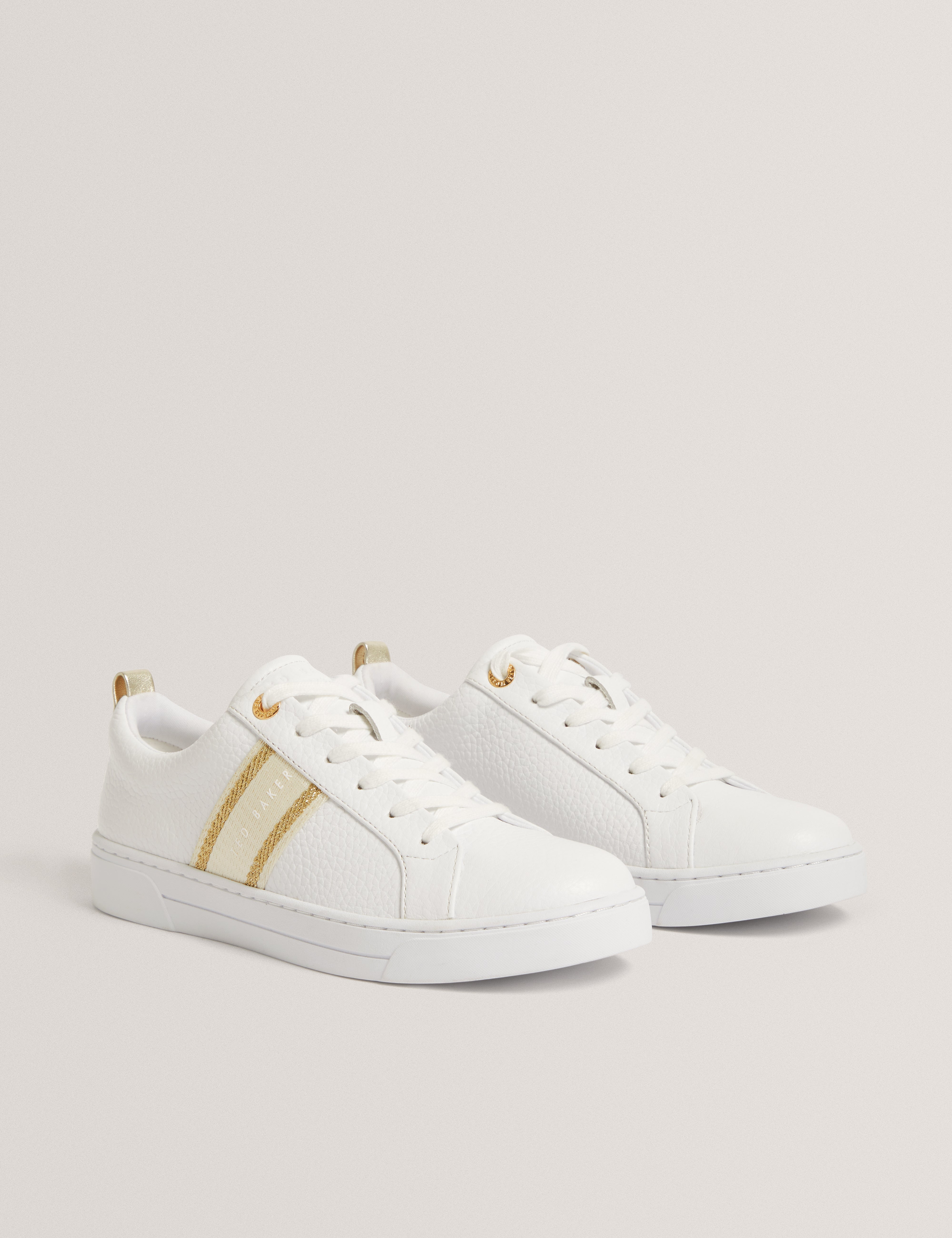 Bailly Webbing Detail Trainer Gold