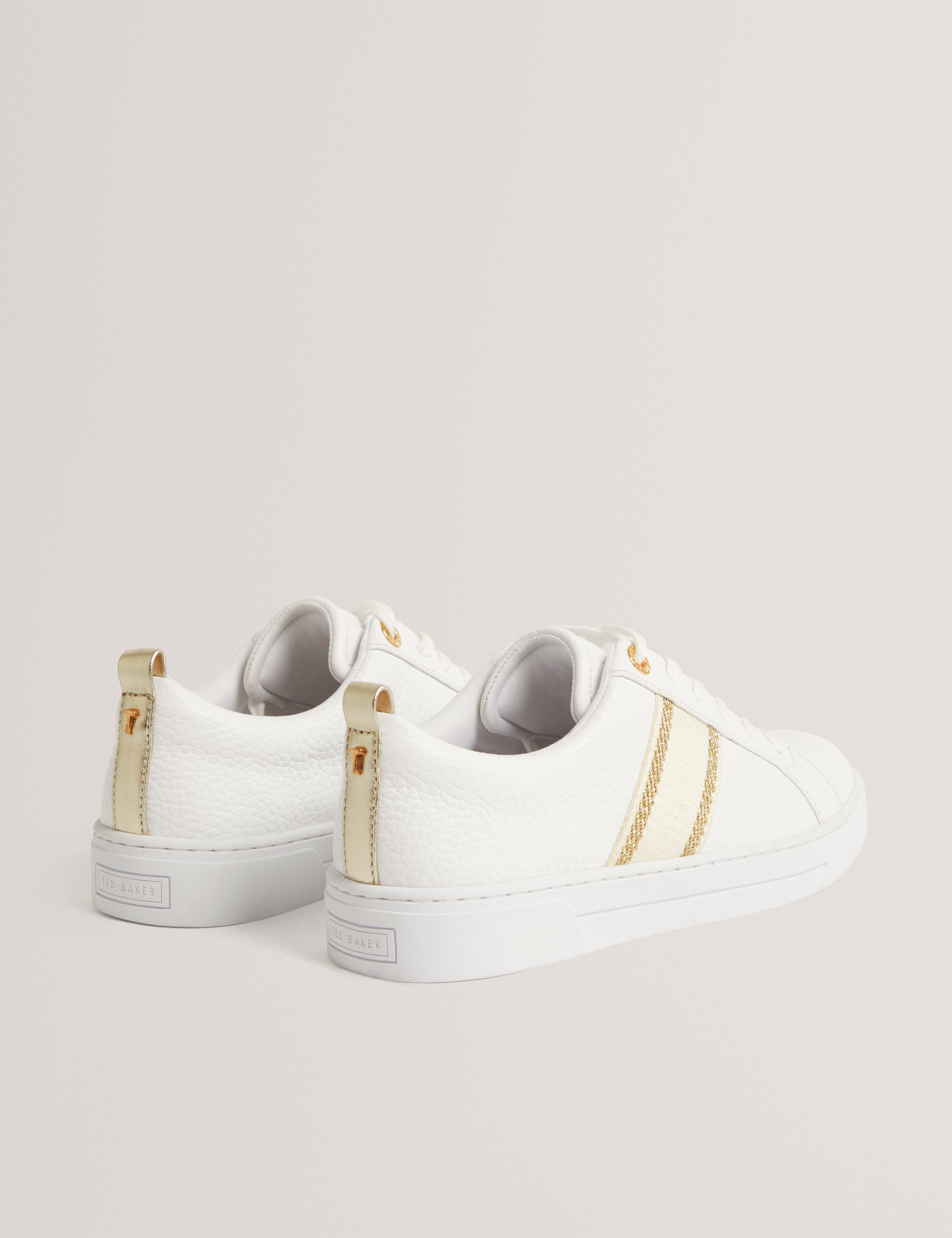 Bailly Webbing Detail Trainer Gold