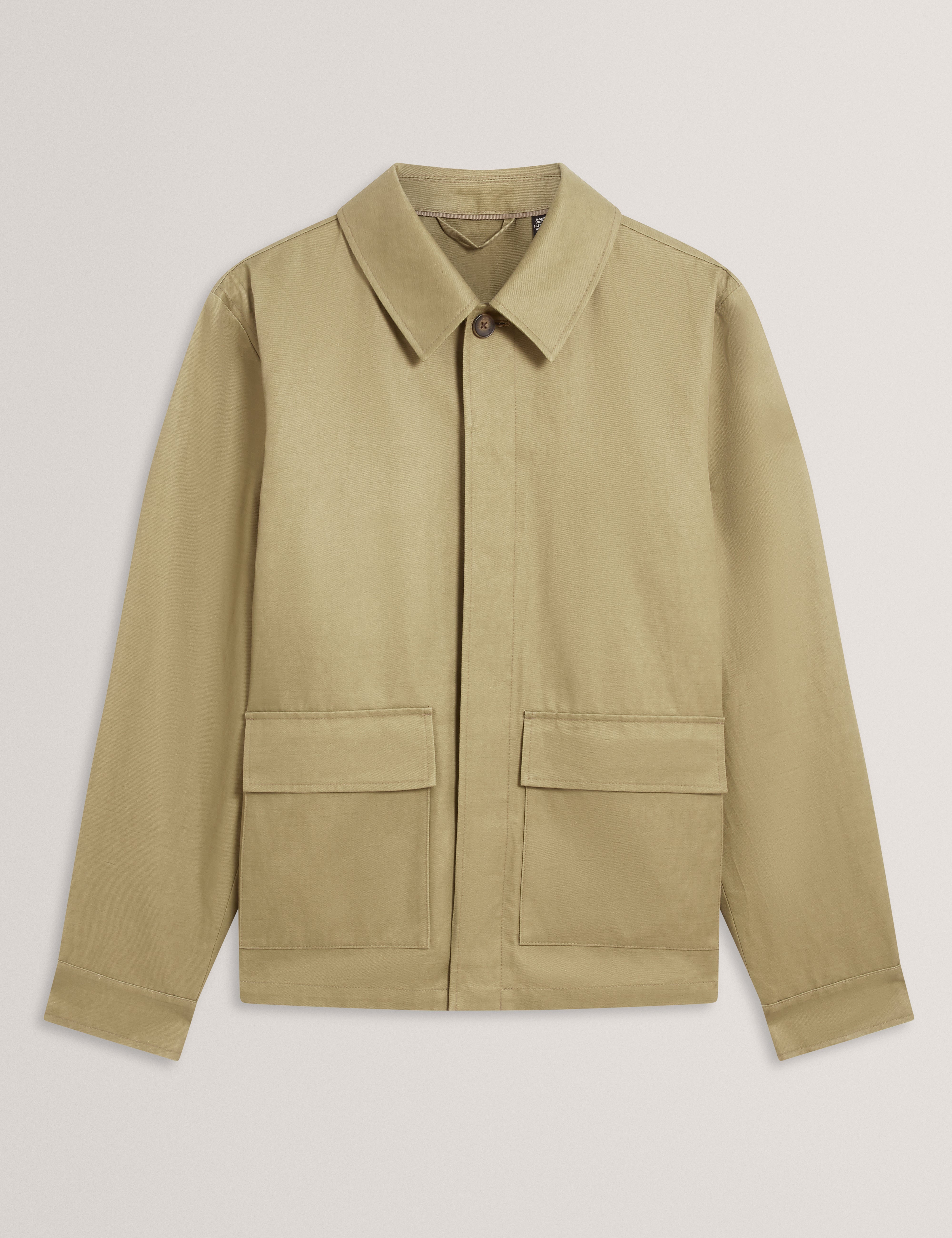 Trennt Unlined Lightweight Harrington Olive