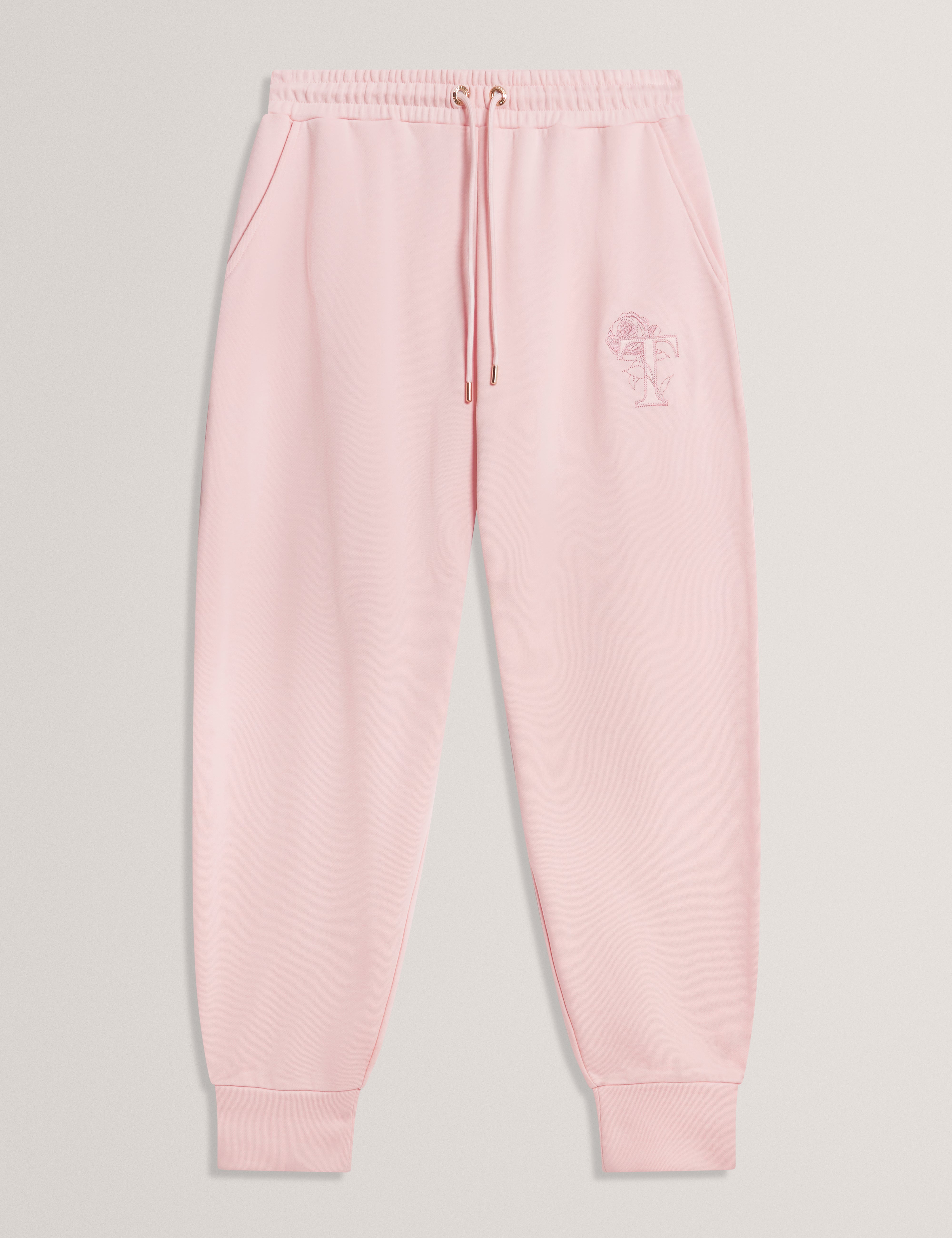 Calytri T Branded Barrel Leg Jogger Pink