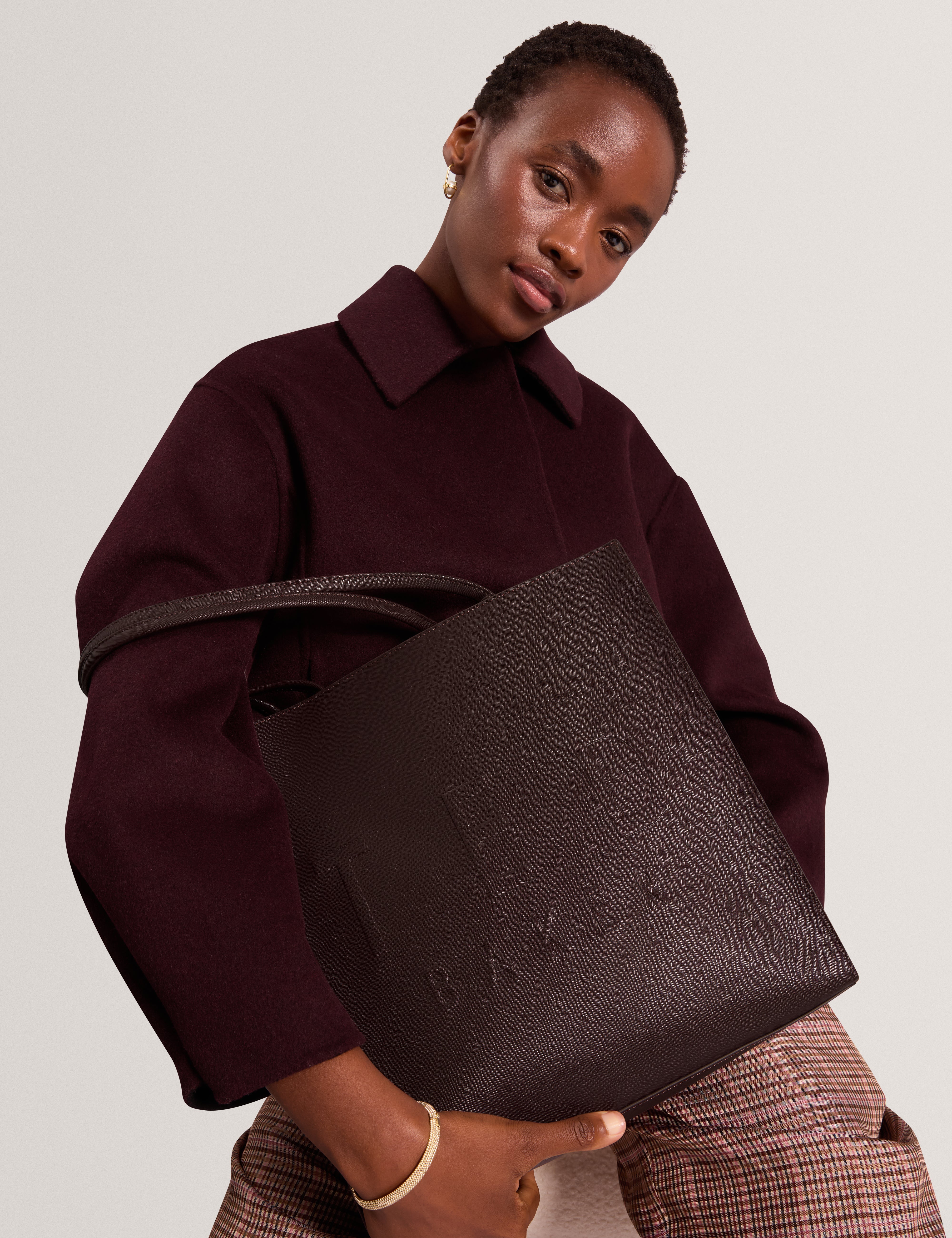 Iconny Webbing Large Icon Bag Brn-Choc