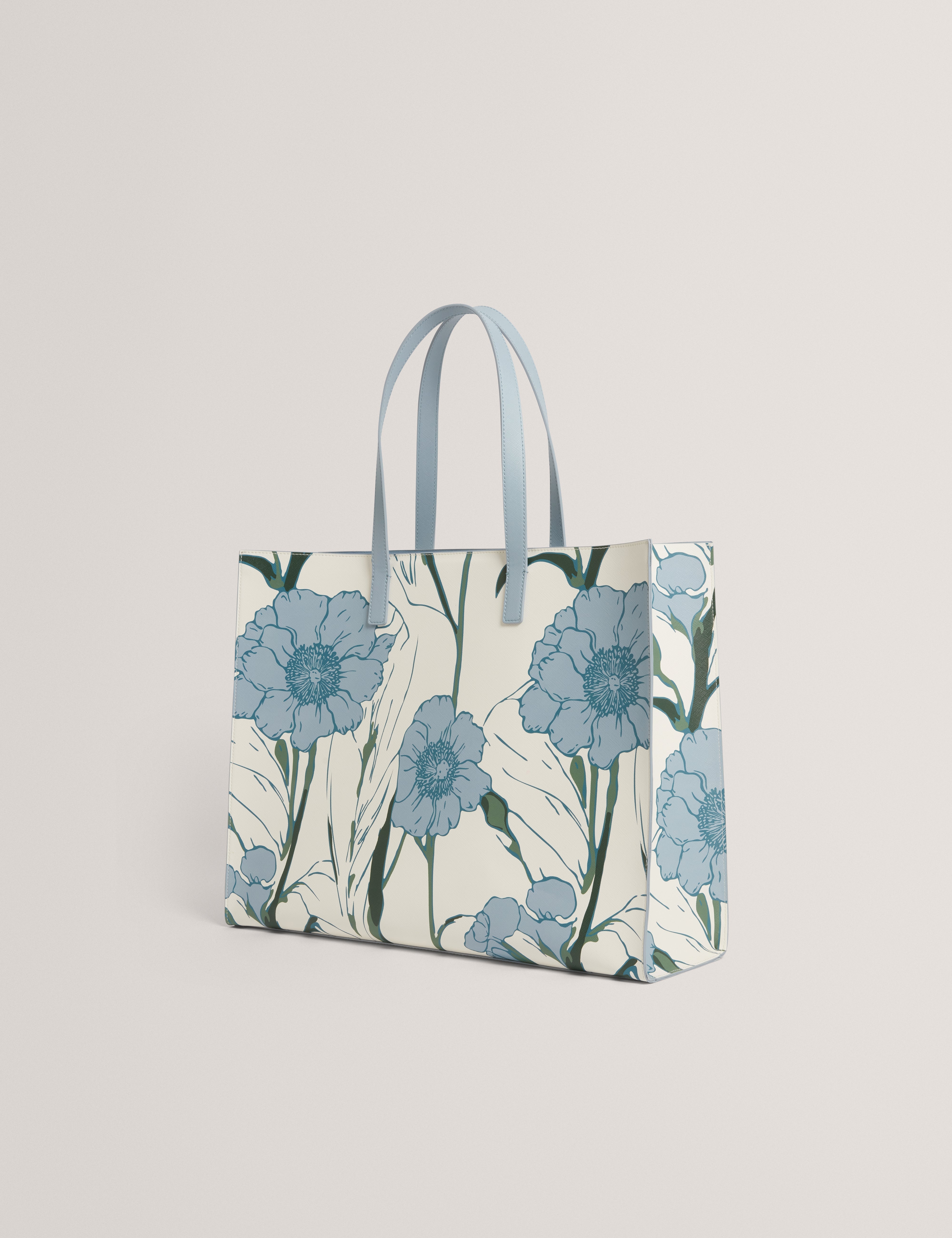 Tooocon Floral Print Extra Large Icon Bag White