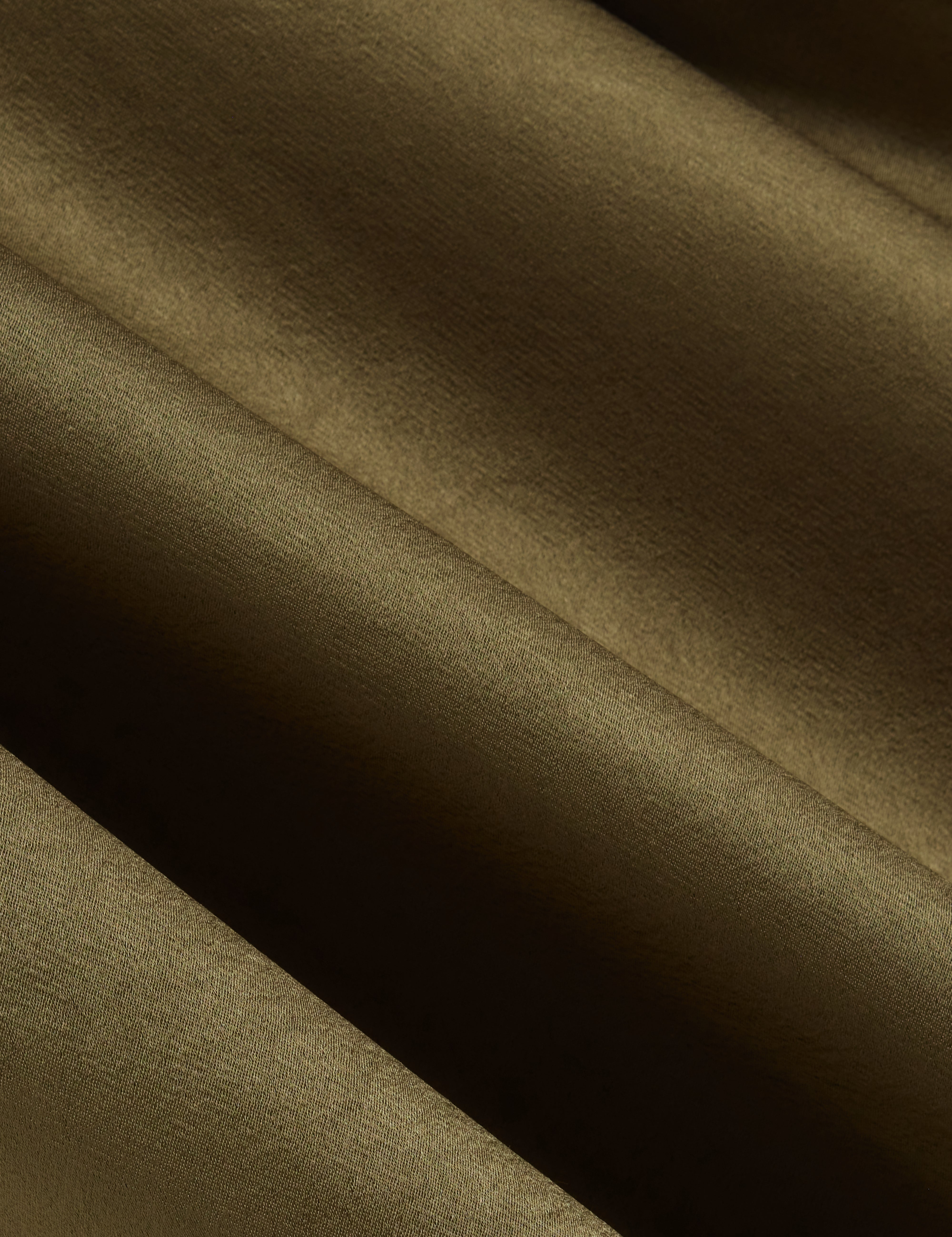 Blarnie Tank Top With Rib Detail Khaki