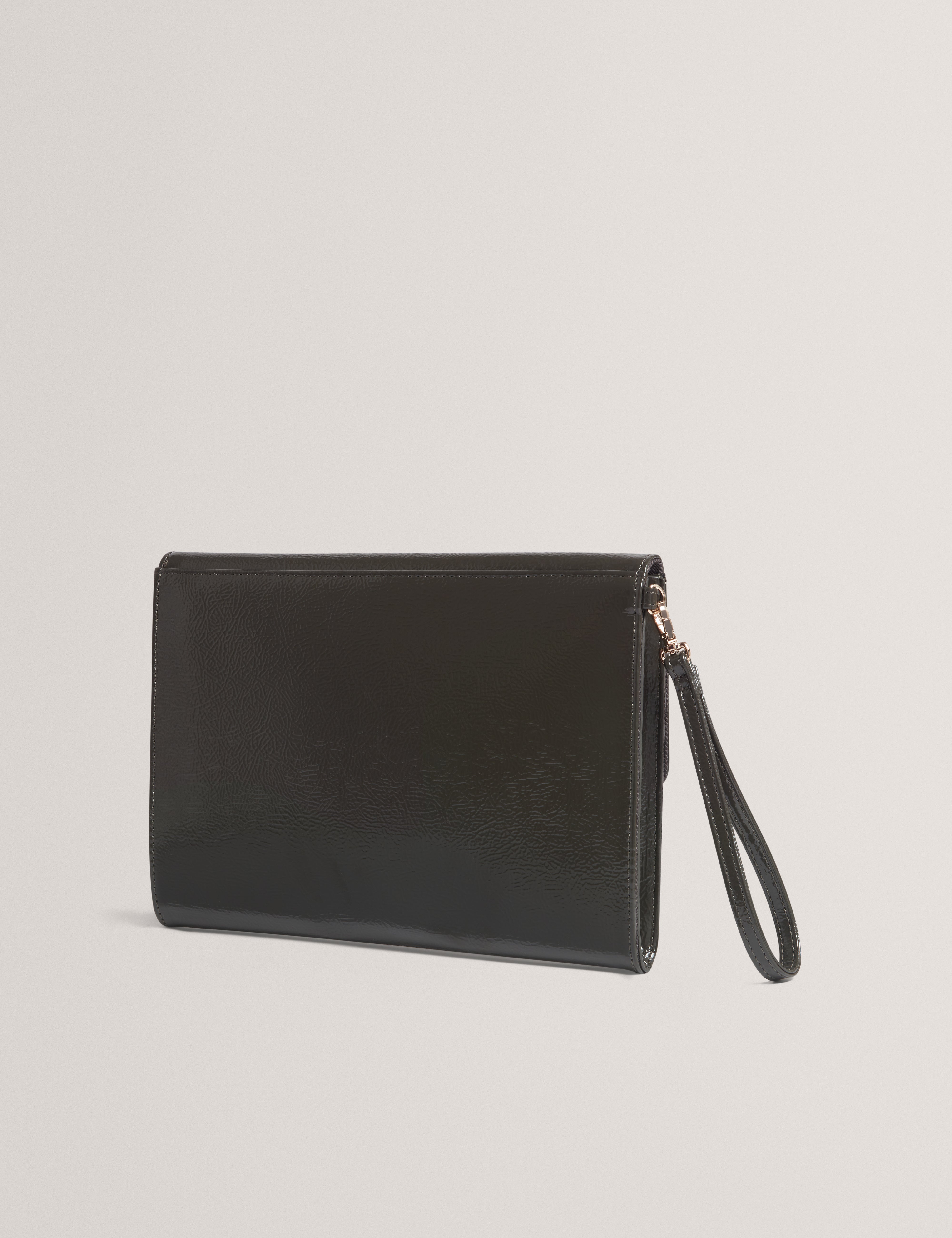 Crinkie Crinkle Icon Pouch Bag Mid-Grey