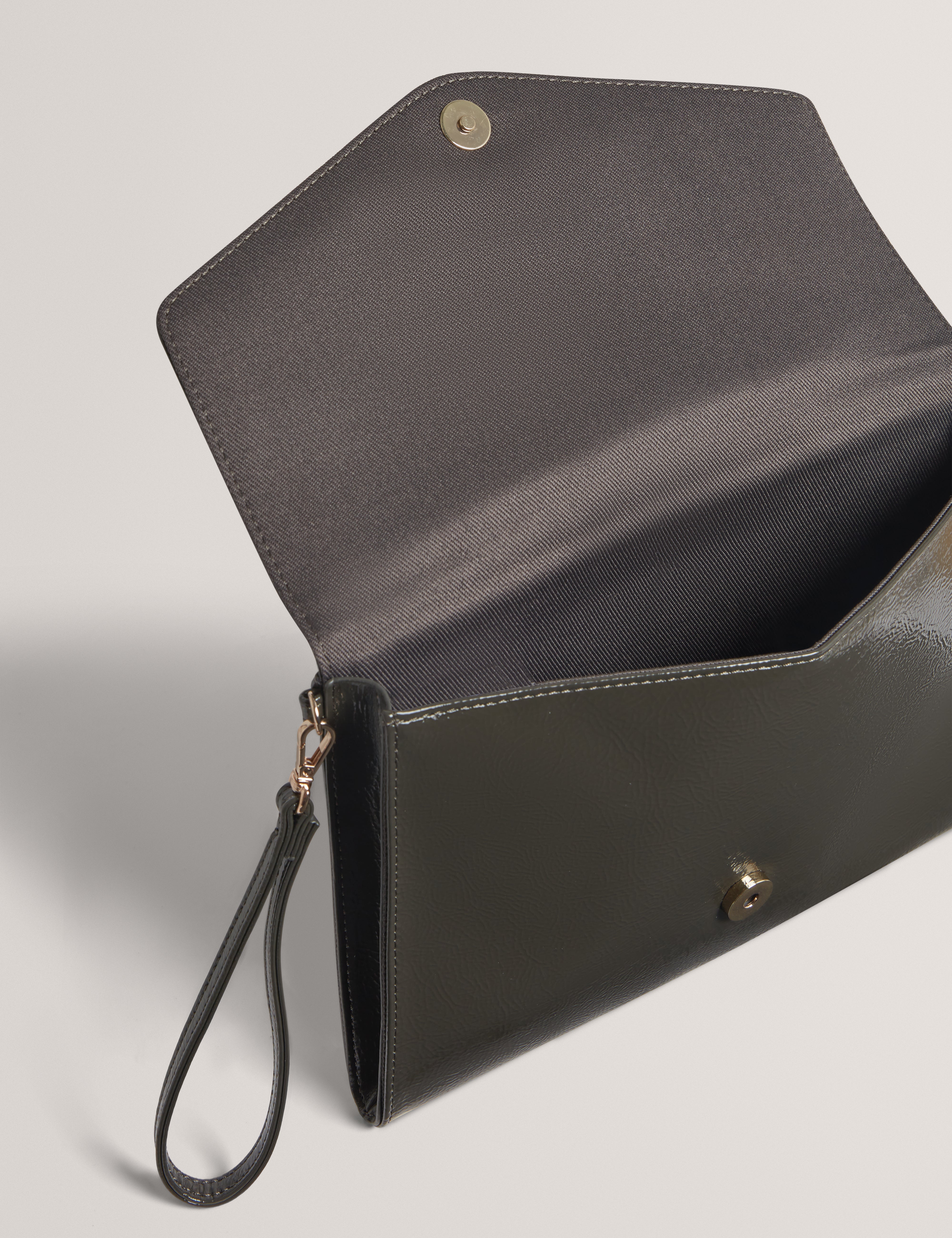 Crinkie Crinkle Icon Pouch Bag Mid-Grey