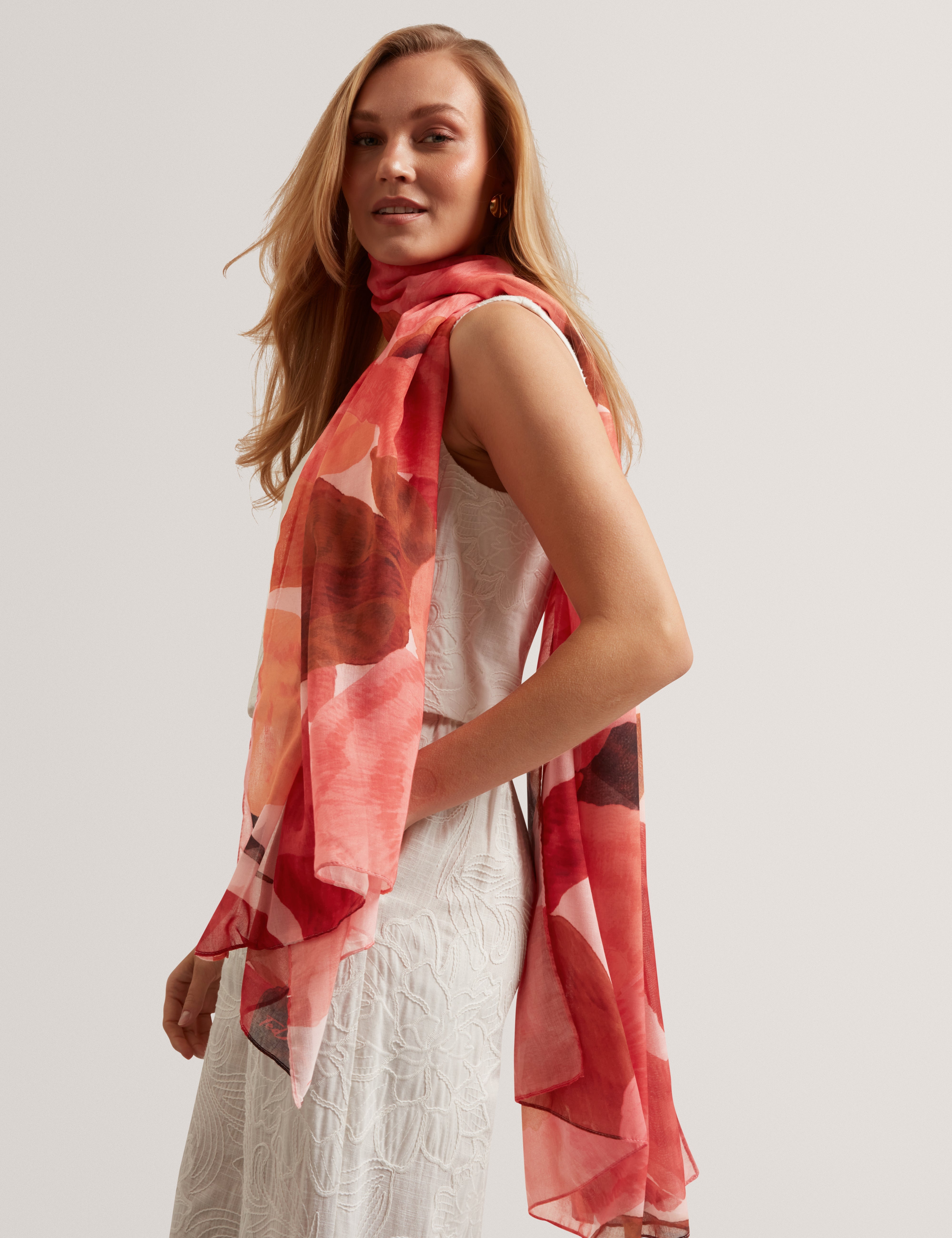 Kimya Printed Headscarf Pink