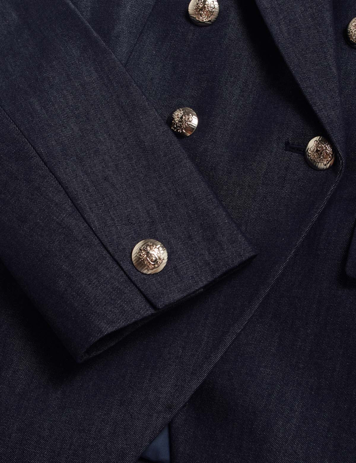 Eliviab Tailored Blazer Dk-Blue